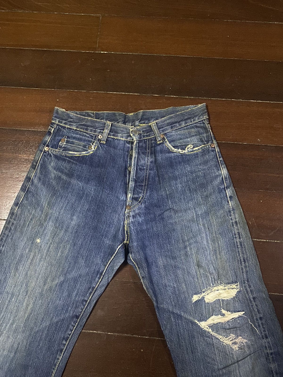 Japanese Brand × Studio D'Artisan × Vintage FIRE 🔥 vintage Studio D’Artisan DO2AXX Selvedge Denim Size US 32 / EU 48 - 8 Thumbnail