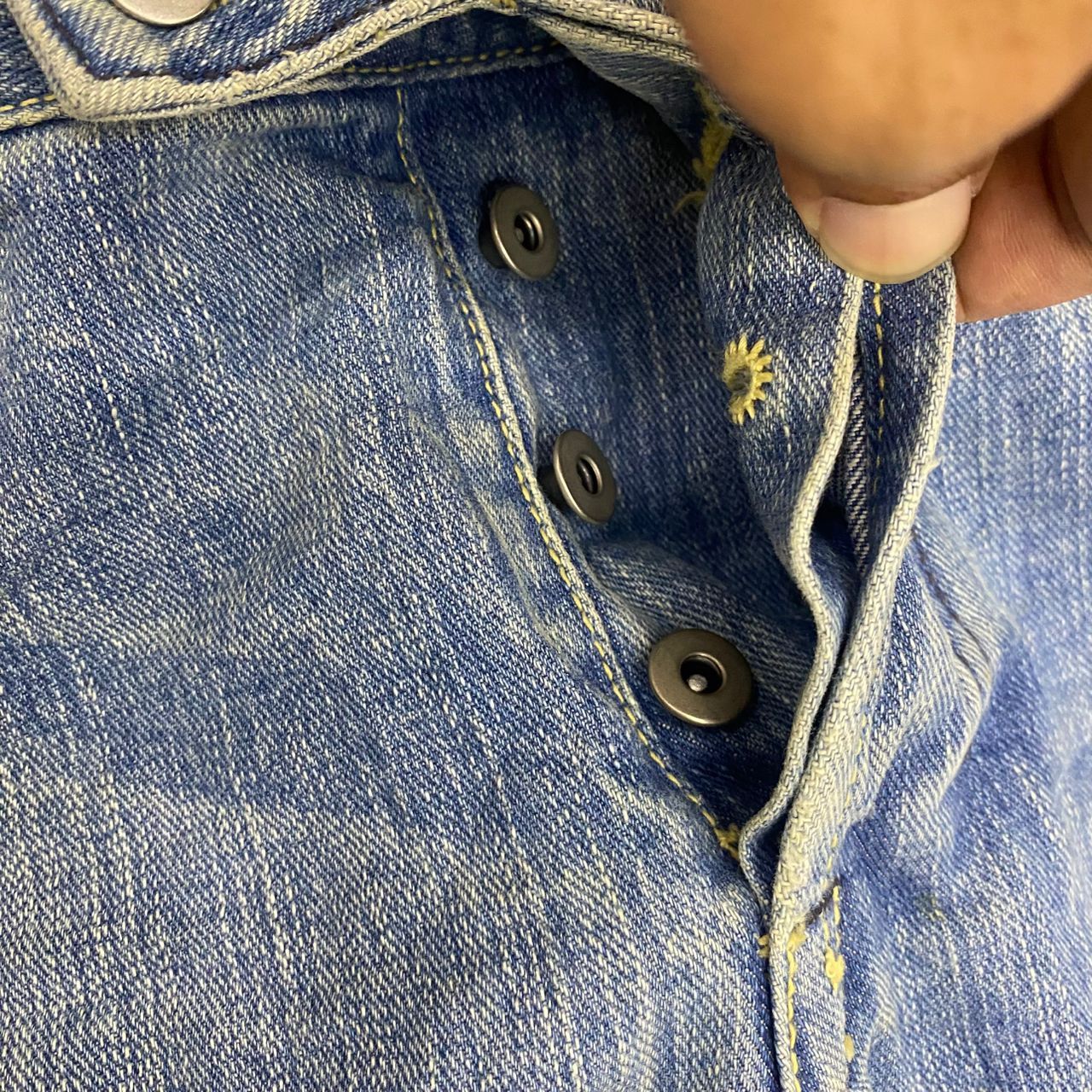 Japanese Brand 💥Best Offer💥Vintage Gold Monkey Project Distressed Denim Size US 34 / EU 50 - 8 Thumbnail