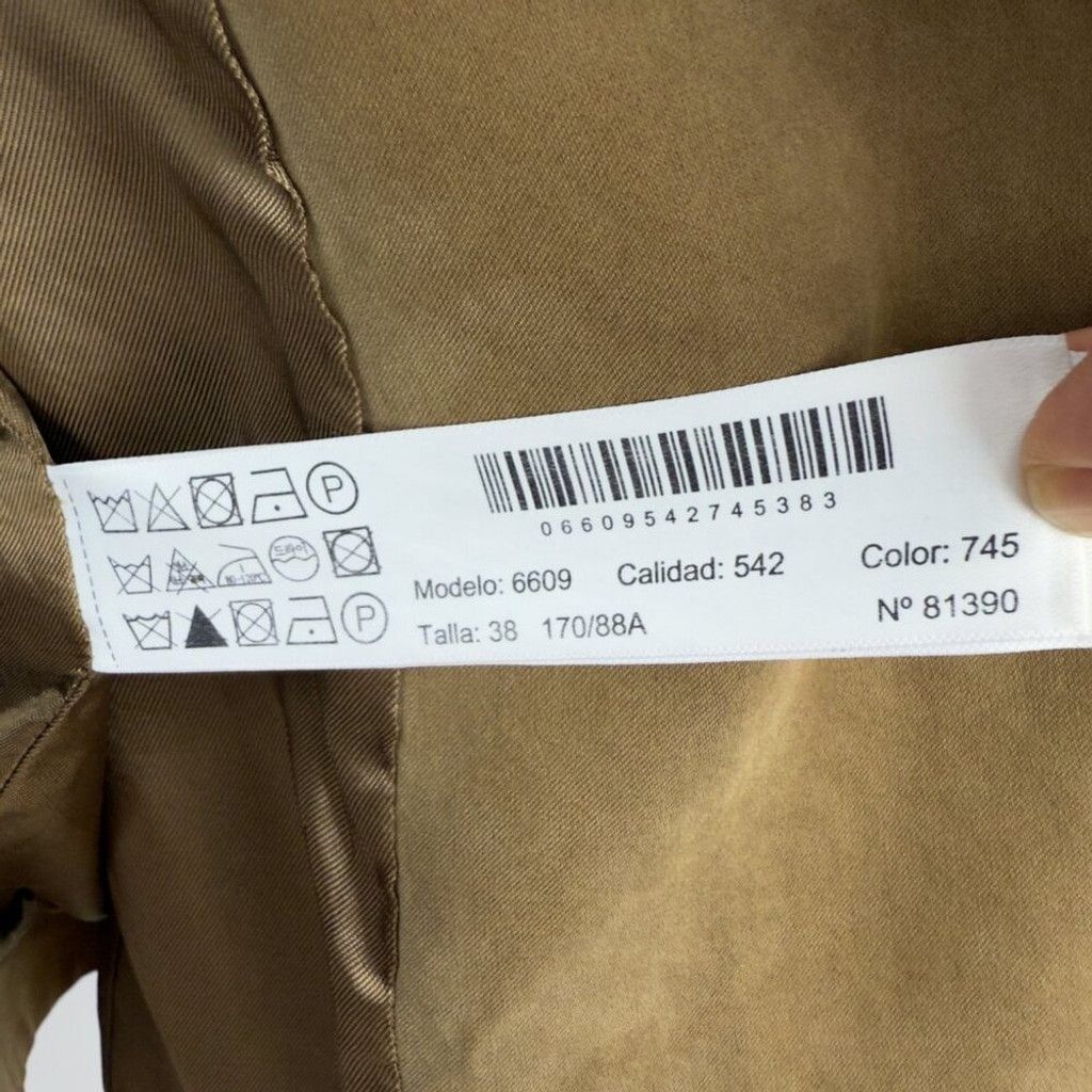 Massimo Dutti MASSIMO DUTTI Blazer Dress / Trench Coat Tan Belted Fall 6 Size M / US 6-8 / IT 42-44 - 9 Thumbnail