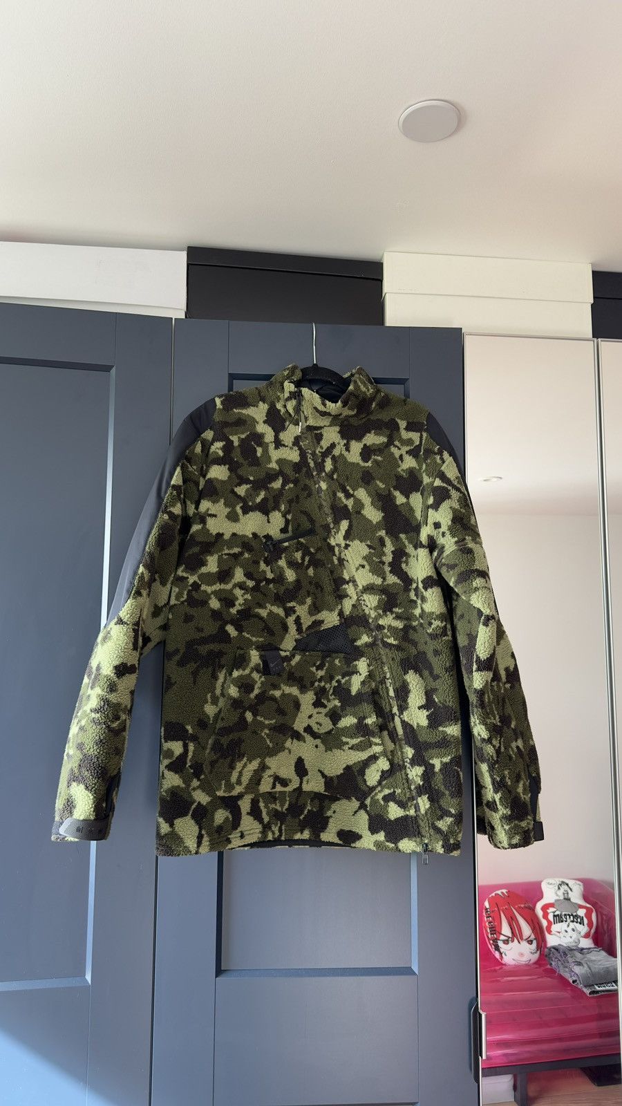 image of Mmw x Nike Fleece Jacket in Camo, Men's (Size Small)