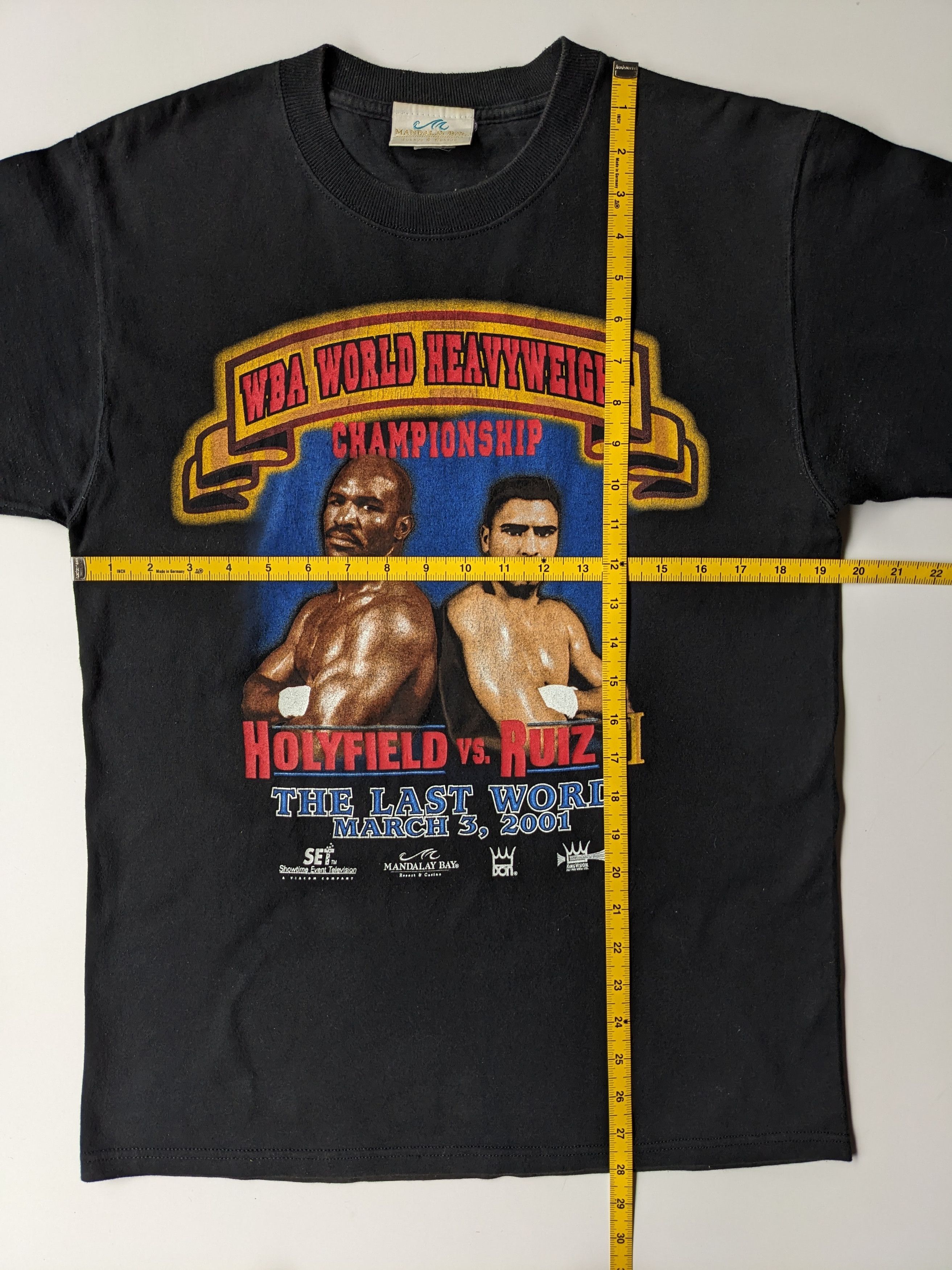 Vintage Vintage 2001 Holyfield vs Ruiz heavyweight Size US M / EU 48-50 / 2 - 5 Thumbnail