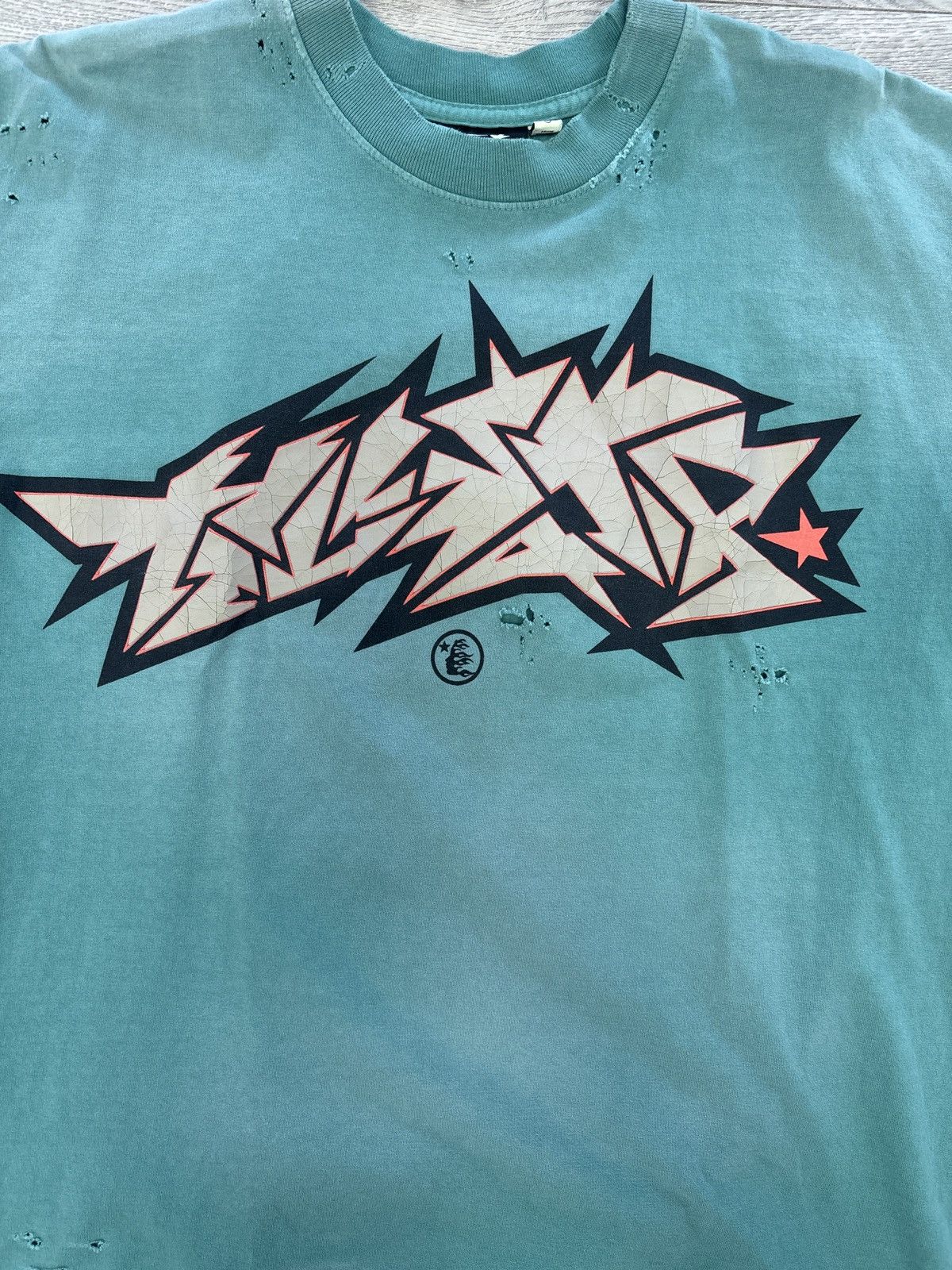 HELLSTAR Hellstar Crack Print Green Size US L / EU 52-54 / 3 - 2 Thumbnail