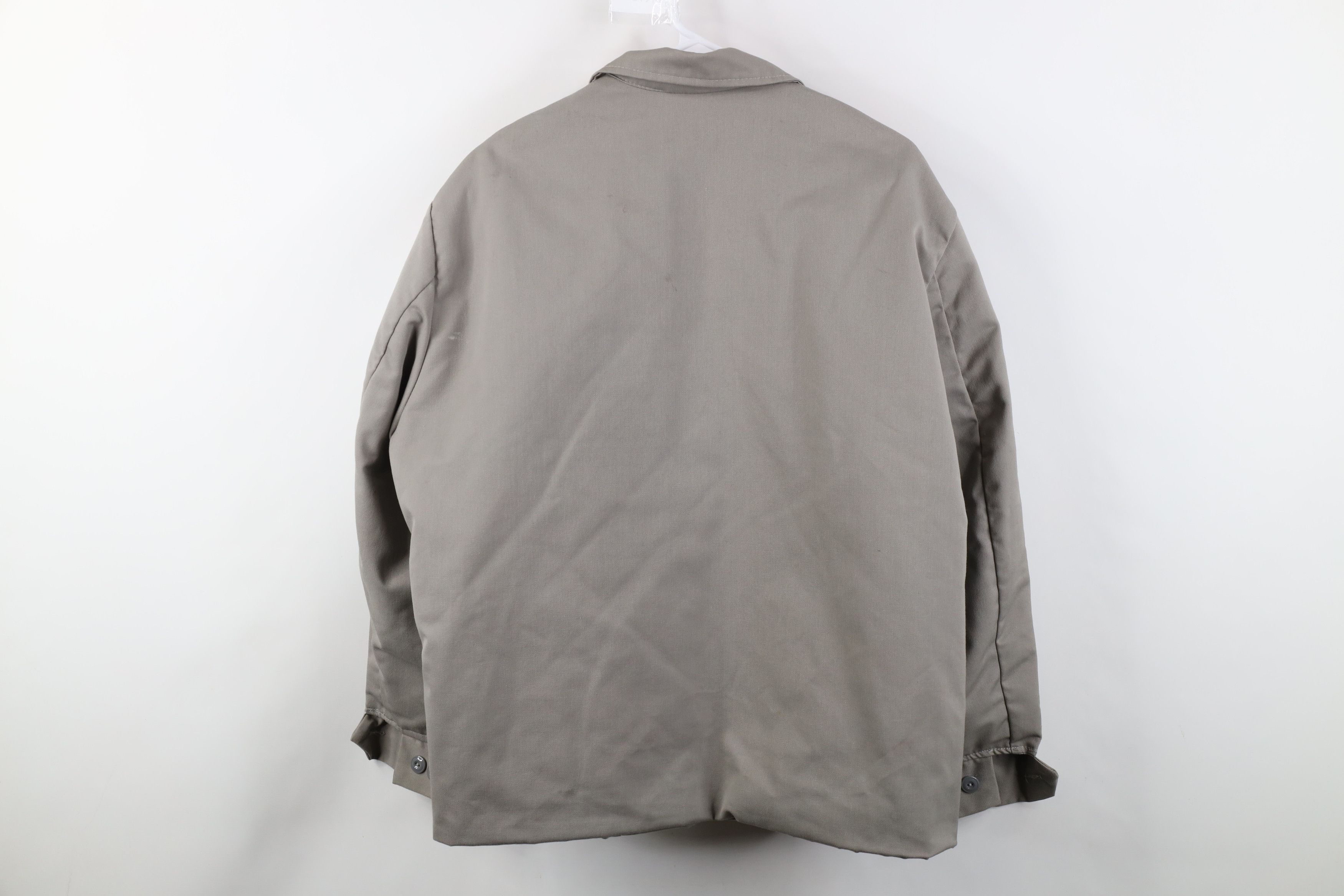 Vintage Vintage 70s BP Oil Quilted Full Zip Bomber Jacket Workwear Size US XL / EU 56 / 4 - 13 Thumbnail