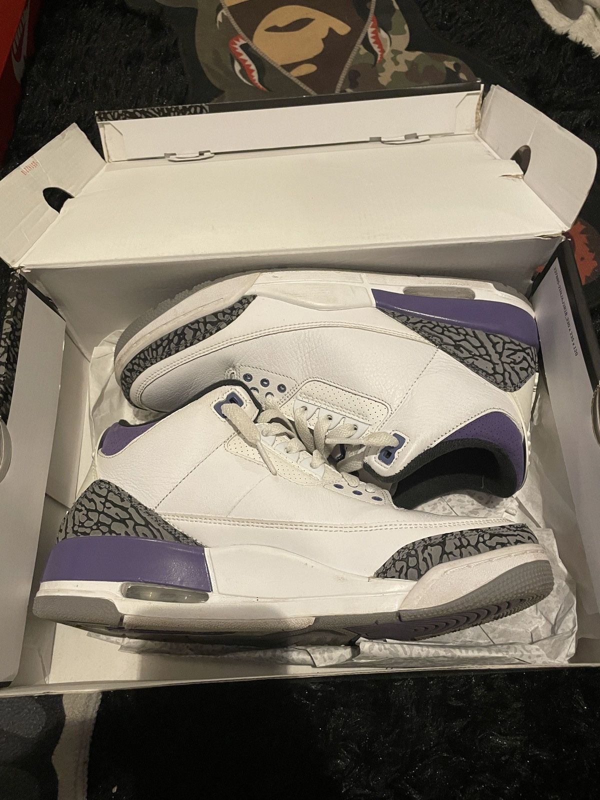 Jordan Brand Air Jordan 3 Retro “Dark Iris” Size US 9 / EU 42 - 2 Thumbnail