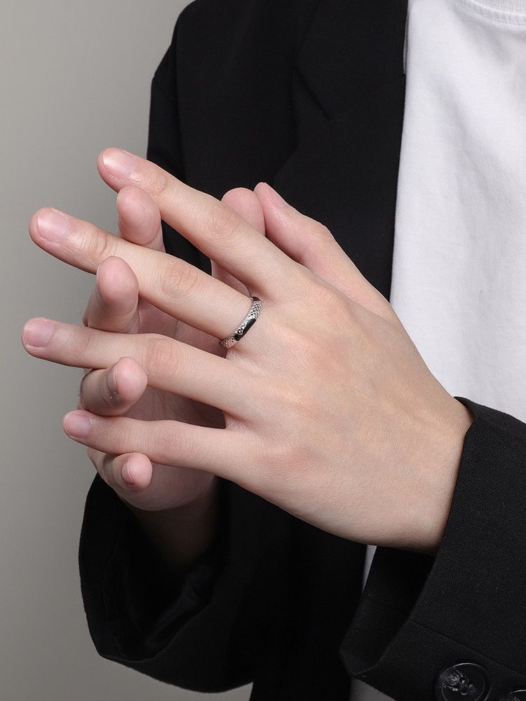 Jewelry New Design Jewelry Rings Open Size Chrome Ring (Size 7-13) Size ONE SIZE - 4 Thumbnail