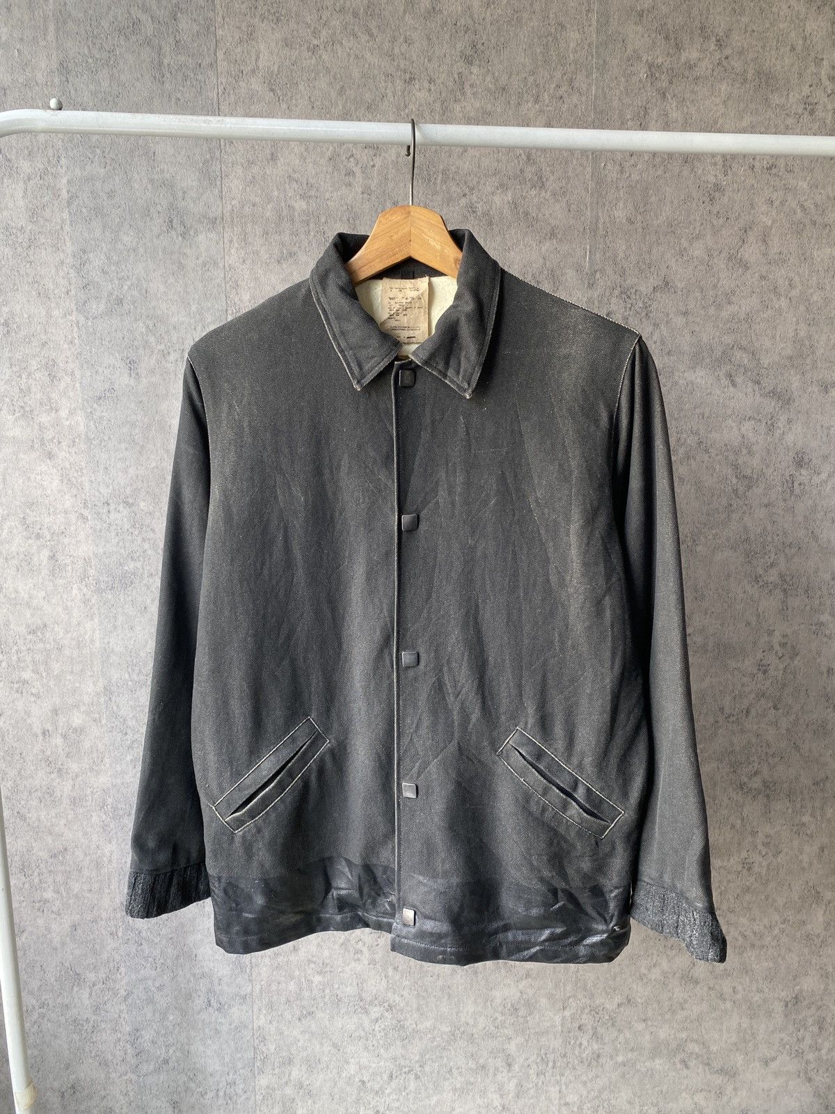 RIPVANWINKLE AW2002 RIPVANWINKLE Waxed Design Jacket Size US M / EU 48-50 / 2 - 1 Thumbnail