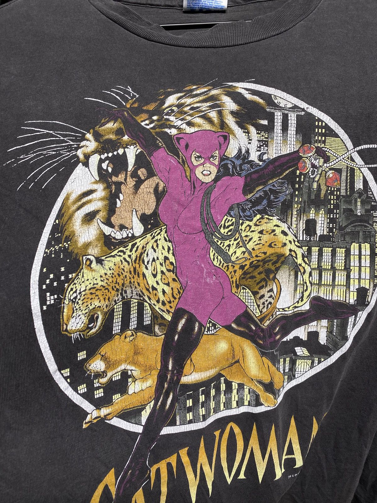 Other Vintage 90’s Cat Women 1995 DC Comics Tee Shirt XLarge Size US XL / EU 56 / 4 - 5 Thumbnail