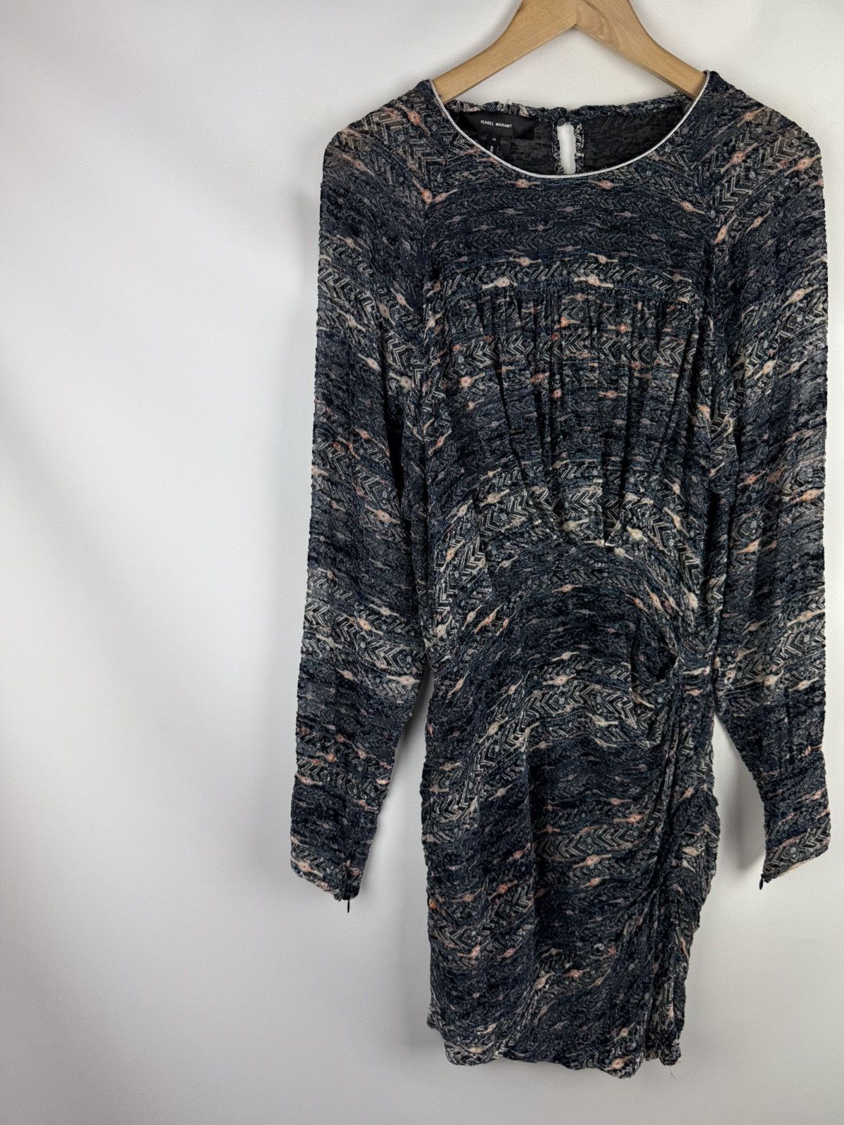 Isabel Marant Isabel Marant Ladies Viscose / Silk Long Sleeve Dress Size S / US 4 / IT 40 - 2 Thumbnail