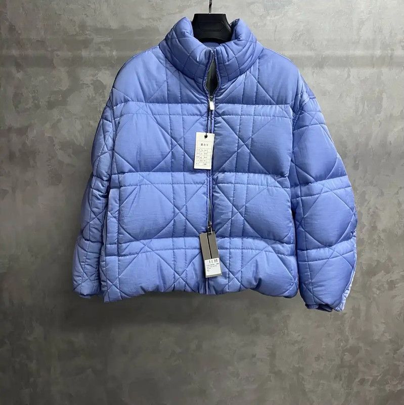 Dior Dior Men's Blue Cotton Puffer Jacket 0089 Size US L / EU 52-54 / 3 - 1 Thumbnail