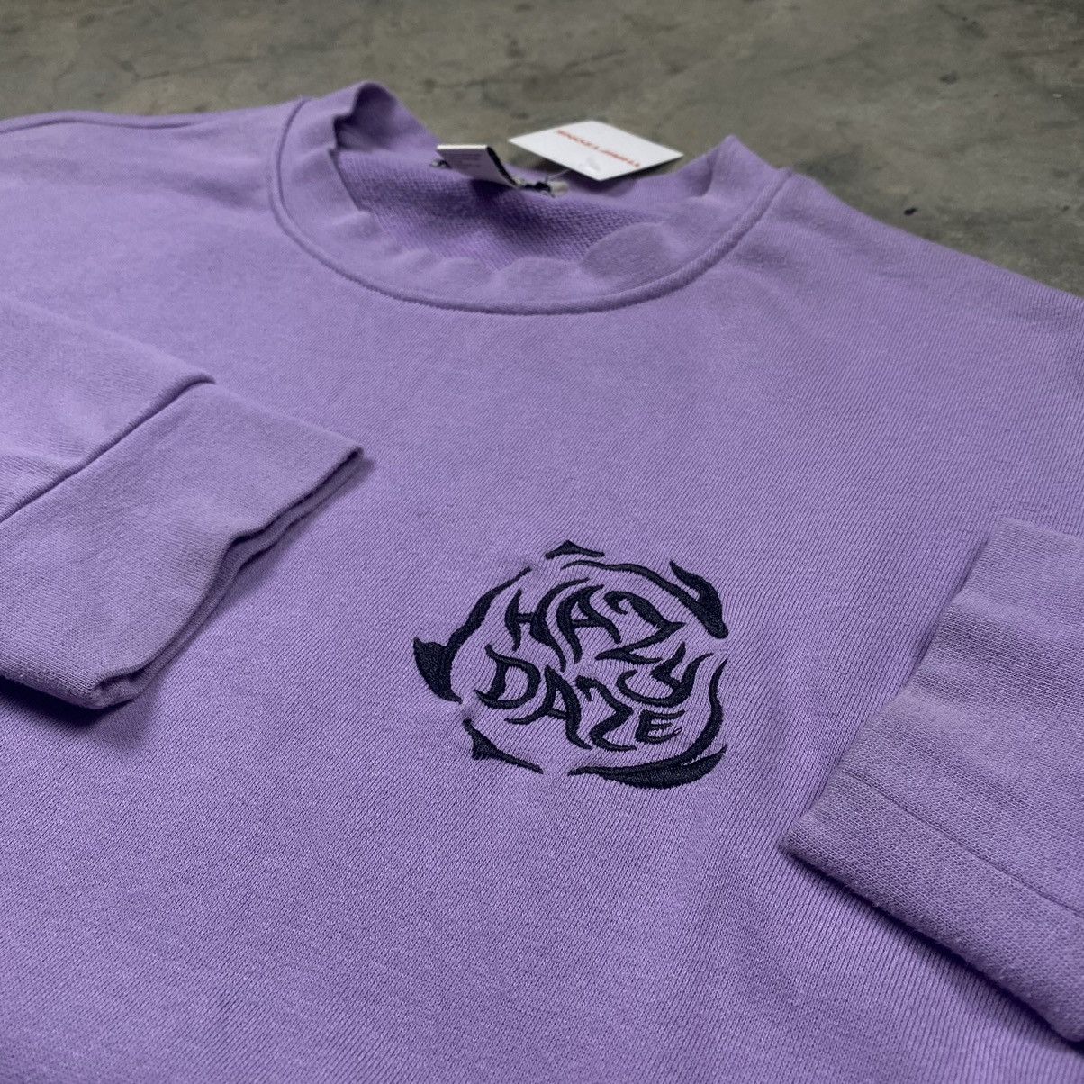 Other Hazy Daze Streetwear Arts Lilac Crewneck Size US XL / EU 56 / 4 - 4 Thumbnail
