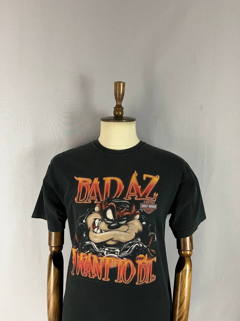 Harley Davidson Harley Davidson x Warner Bros Tee T Shirt 1990s Size US L / EU 52-54 / 3 - 3 Thumbnail