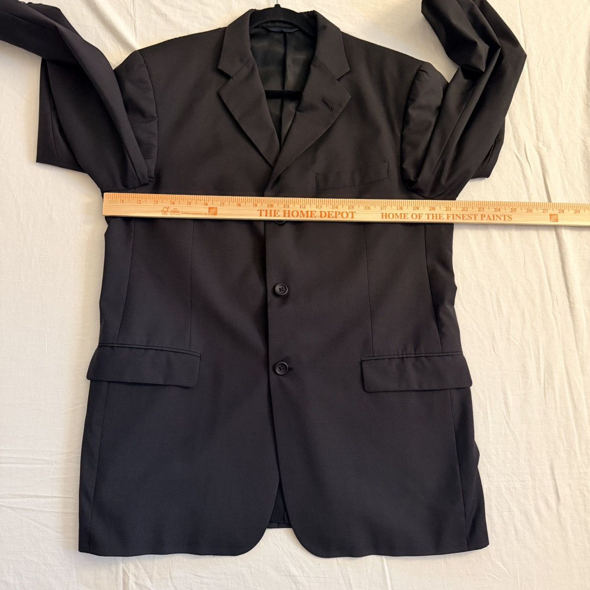 Burberry Burberry London Blazer 42R Black 100% Wool Union Made USA Size 42R - 7 Thumbnail