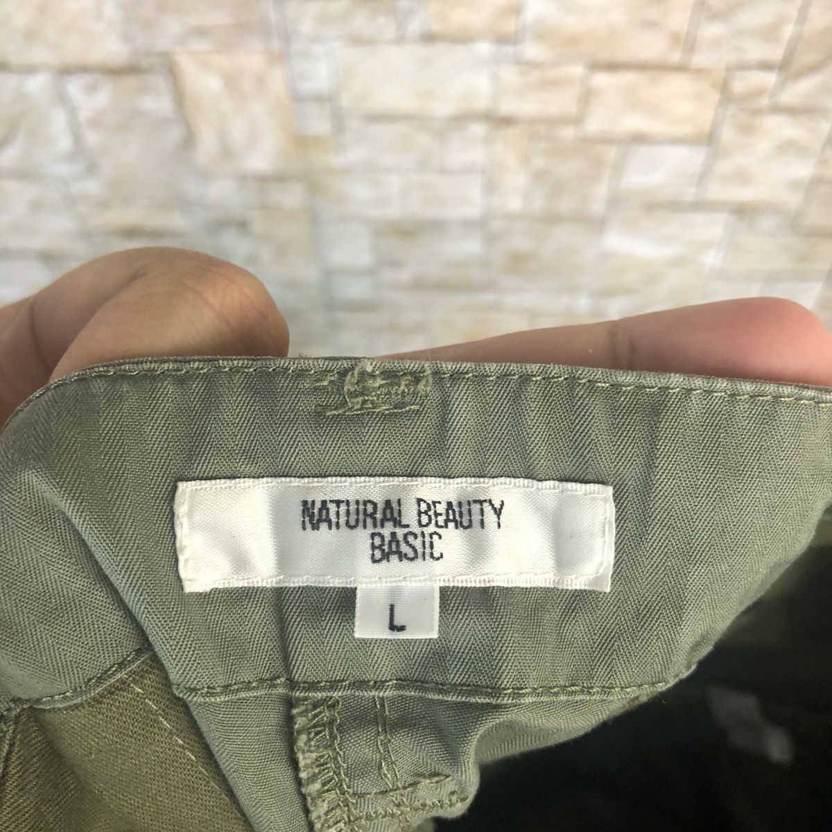 Japanese Brand Natural Beauty Basic Green Cargo Multipocket Pants #A49 Size US 28 / EU 44 - 18 Thumbnail