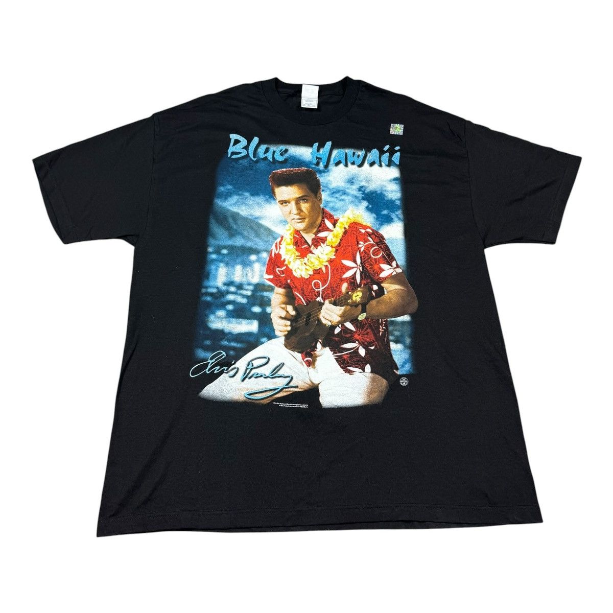 AAA New Vintage Elvis Presley Blue Hawaii Black Shirt Men's 2XL Size US XXL / EU 58 / 5 - 1 Thumbnail