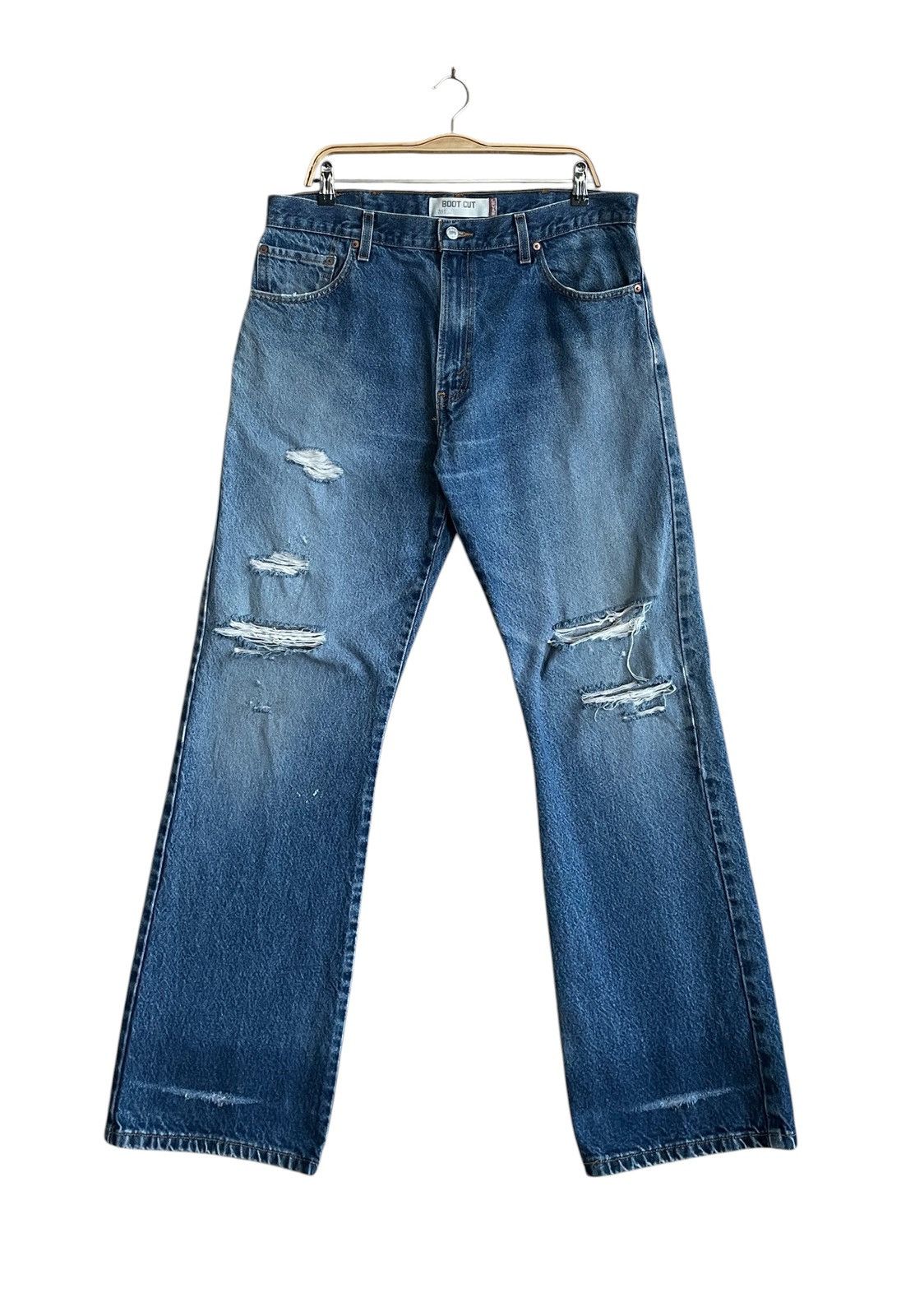 Levi's Vintage Brand Levis Lot 517 Boot Cut Jeans 2000s Size US 34 / EU 50 - 1 Thumbnail