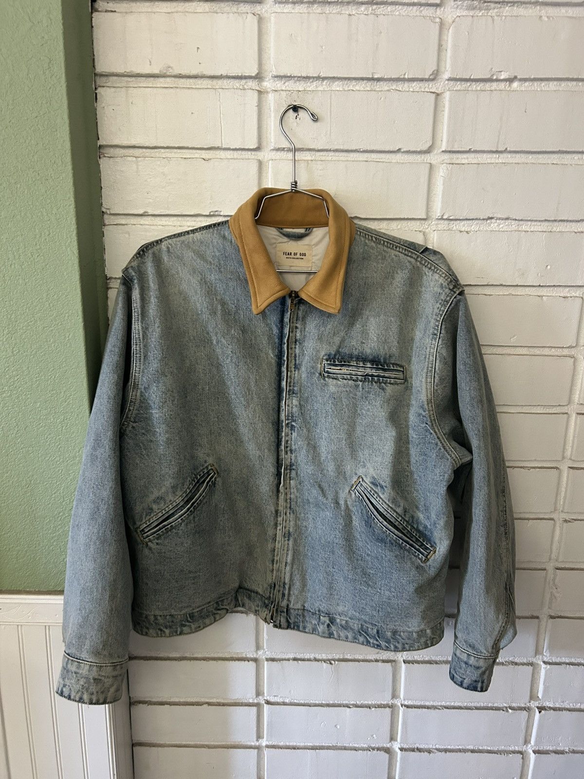 Fear of God Fear of God sixth collection denim ski jacket | Grailed