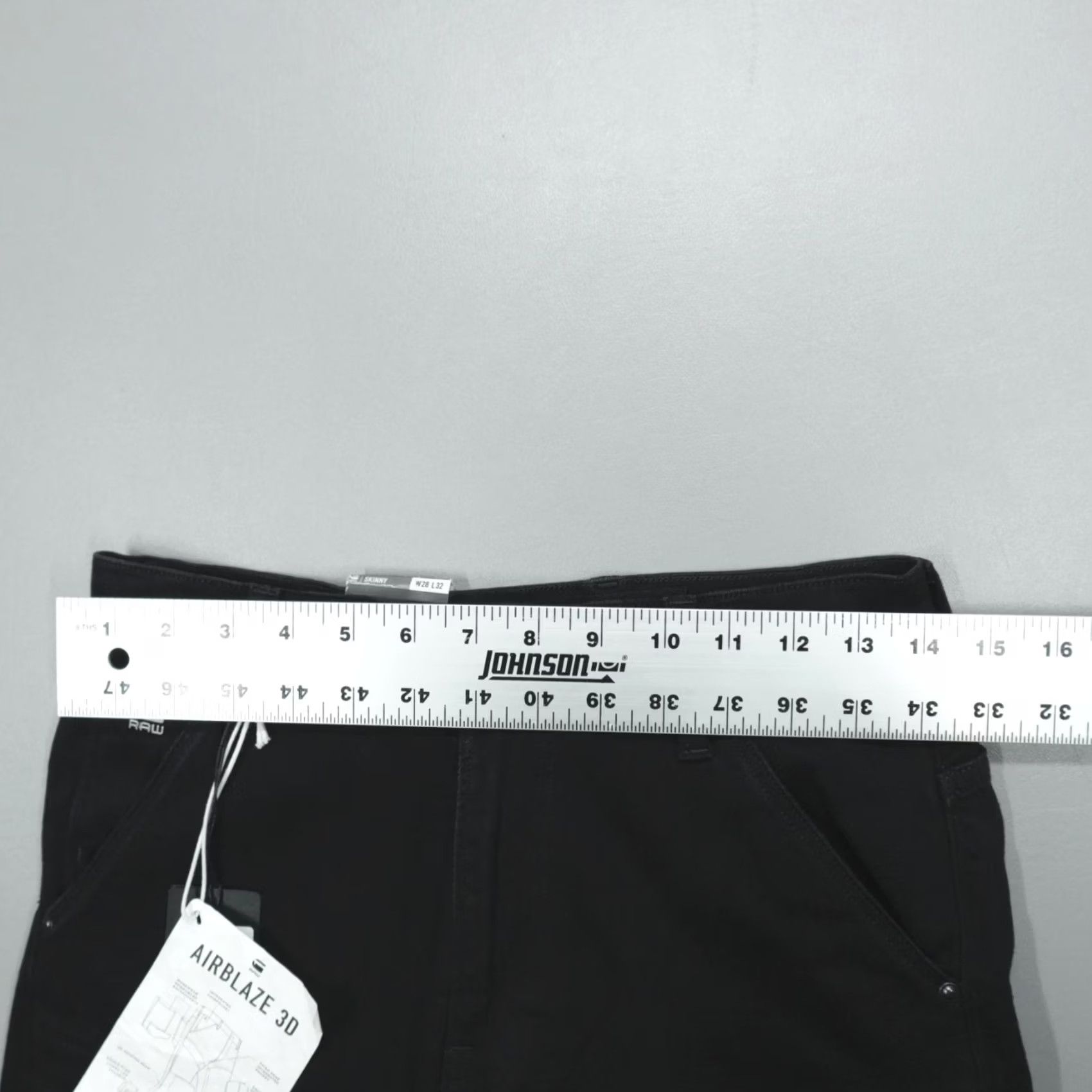 G-Star G-Star Raw Airblaze 3D Skinny Jeans Men’s 28x32 Black Denim Slim Waist 28 Inseam 32 Jeans Mens Size US 28 / EU 44 - 7 Thumbnail