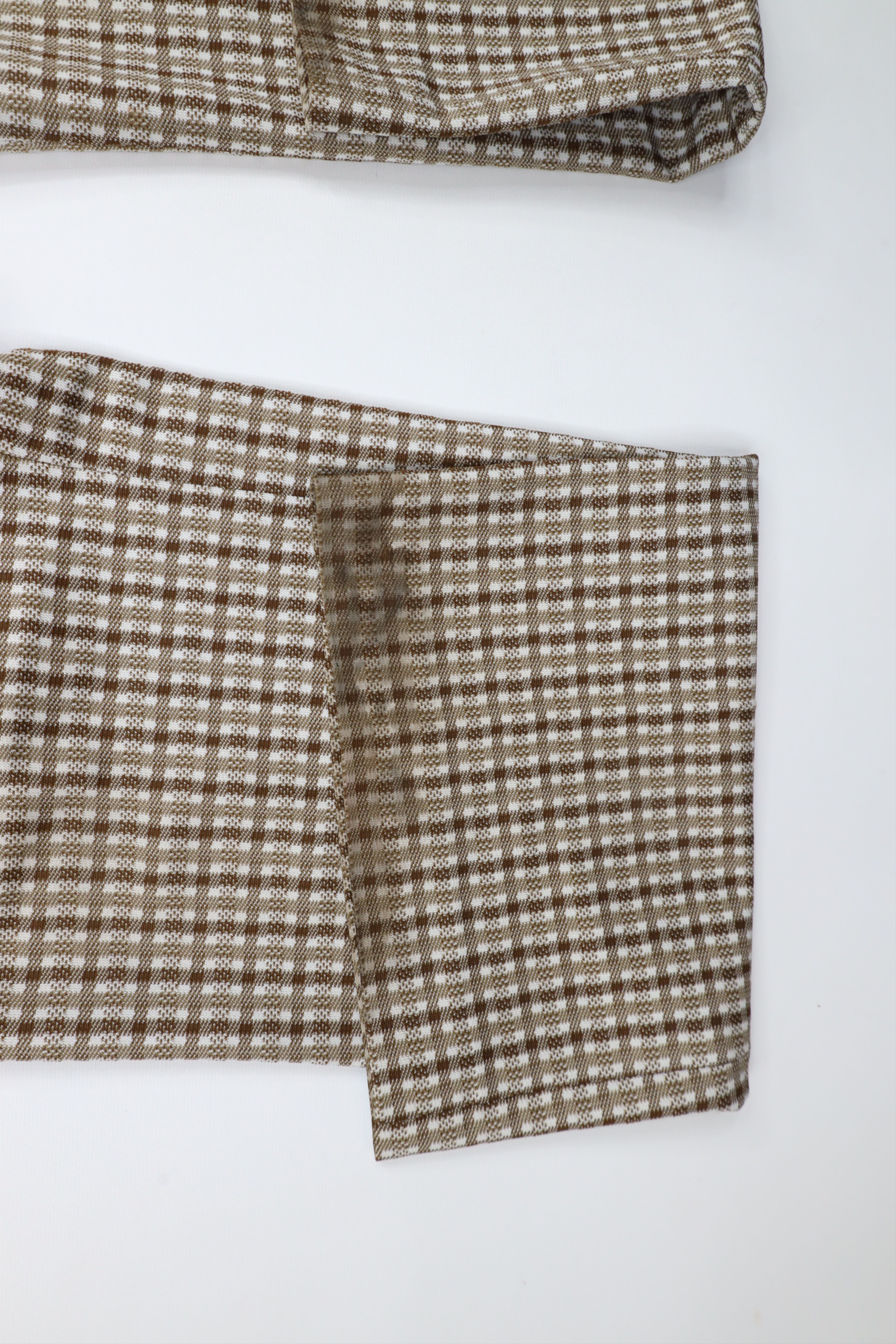 Vintage Vintage 70s Streetwear Knit Bell Bottoms Pants Plaid USA Size US 40 / EU 56 - 6 Thumbnail