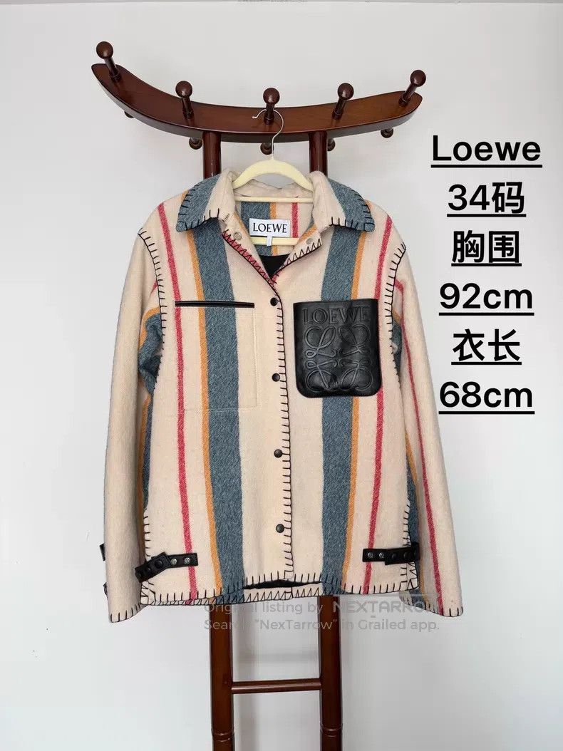 Loewe Loewe Color Blocked Vertical Stripe Design, Leather Pocket Size XXS / US 00 / IT 34 - 1 Thumbnail