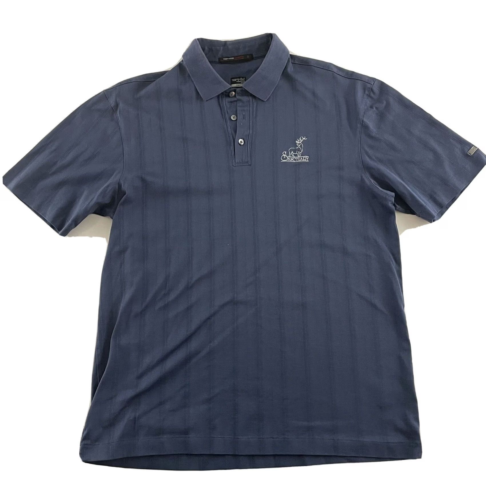 Nike Nike Tiger Woods Collection Sanctuary Short Sleeve Golf Polo Shirt Men L Blue Size US L / EU 52-54 / 3 - 2 Thumbnail