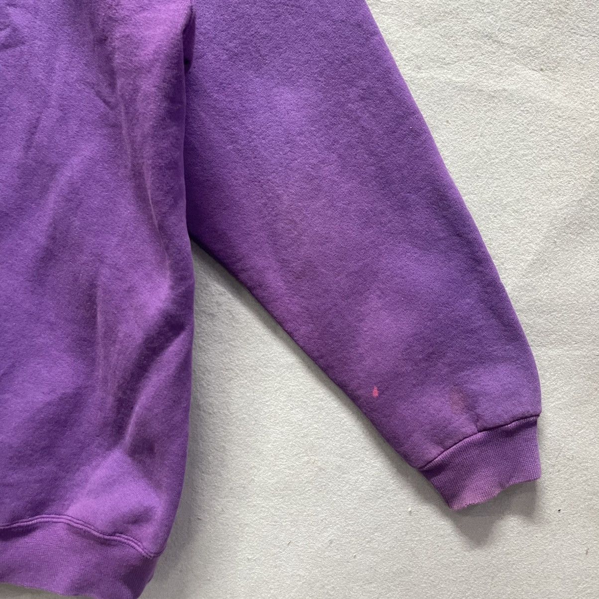 Adidas Vintage Adidas Trefoil Hoodie — Purple — Made in USA — Large Size US L / EU 52-54 / 3 - 8 Thumbnail
