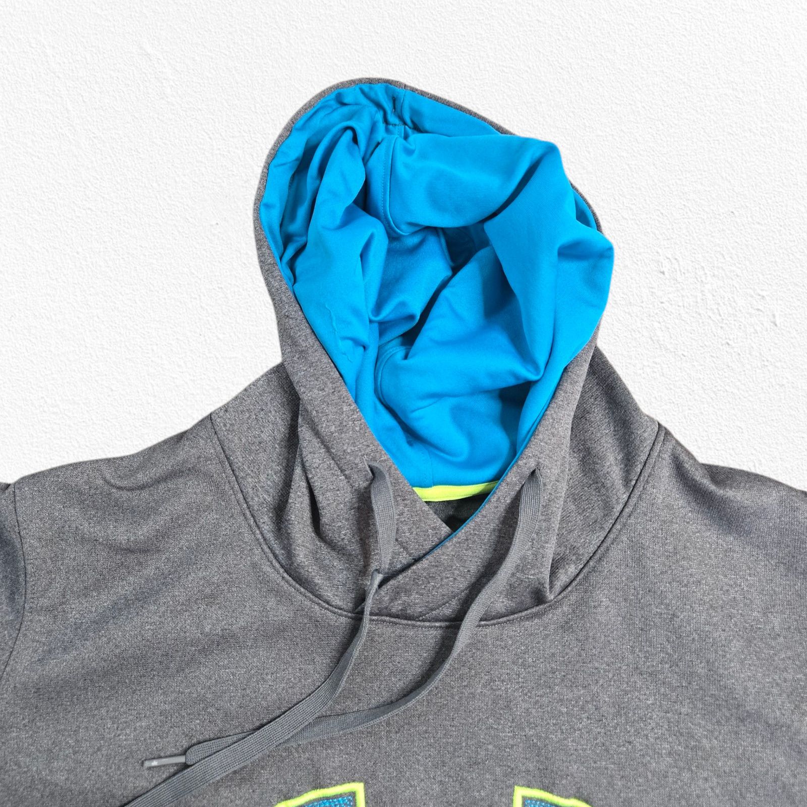 Under Armour Under Armour Storm Gray Pullover Logo Hoodie Size Large Size L / US 10 / IT 46 - 6 Thumbnail