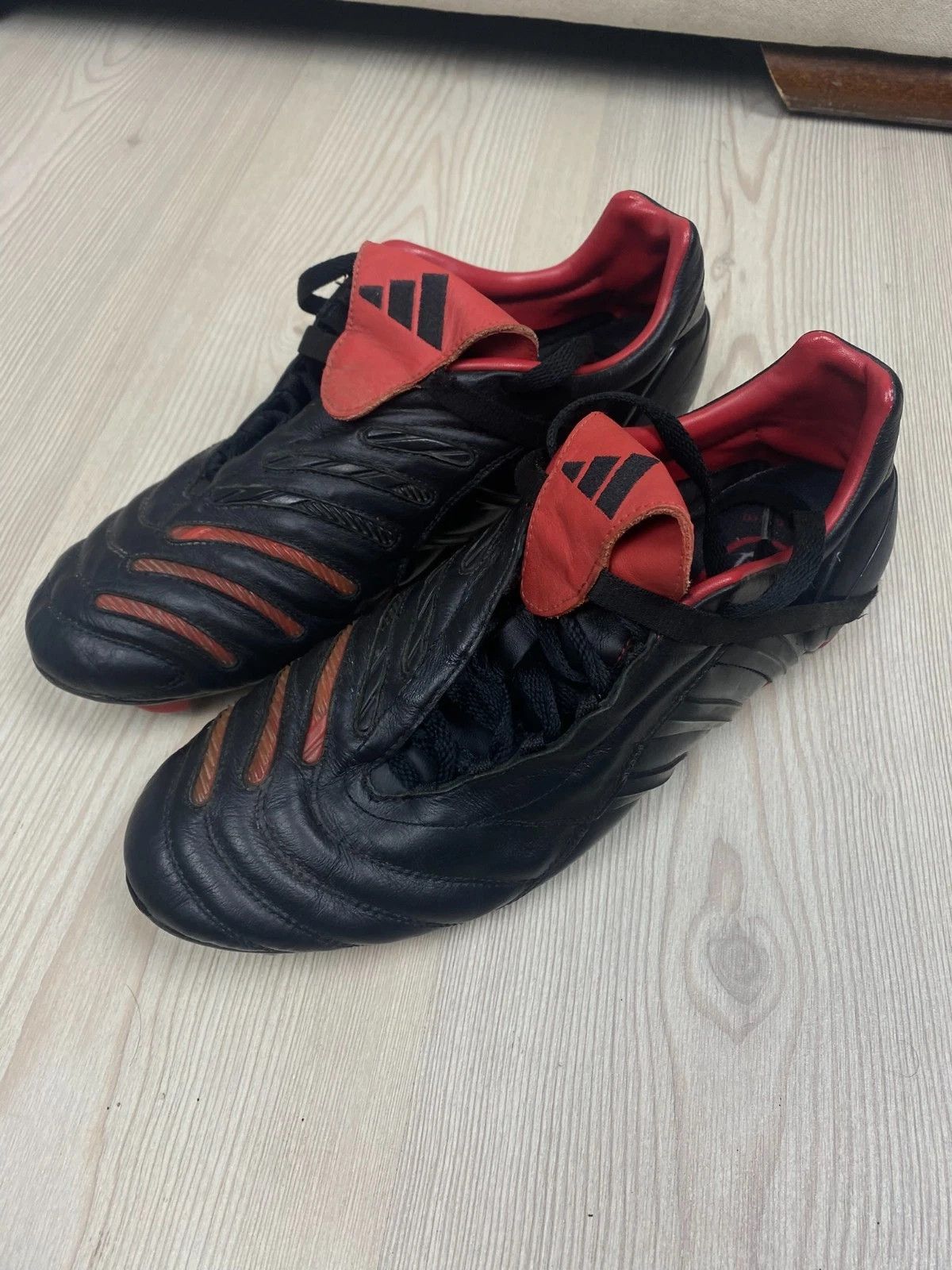 Adidas Adidas Predator Pulse TRX FG Blackout Soccer Boots Leather Size US 9 / EU 42 - 5 Thumbnail