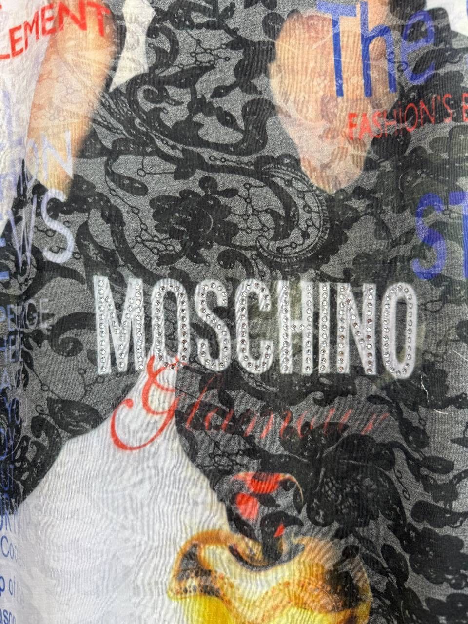 Moschino Archive Moschino Cotton Tee T-shirt Size L / US 10 / IT 46 - 4 Thumbnail