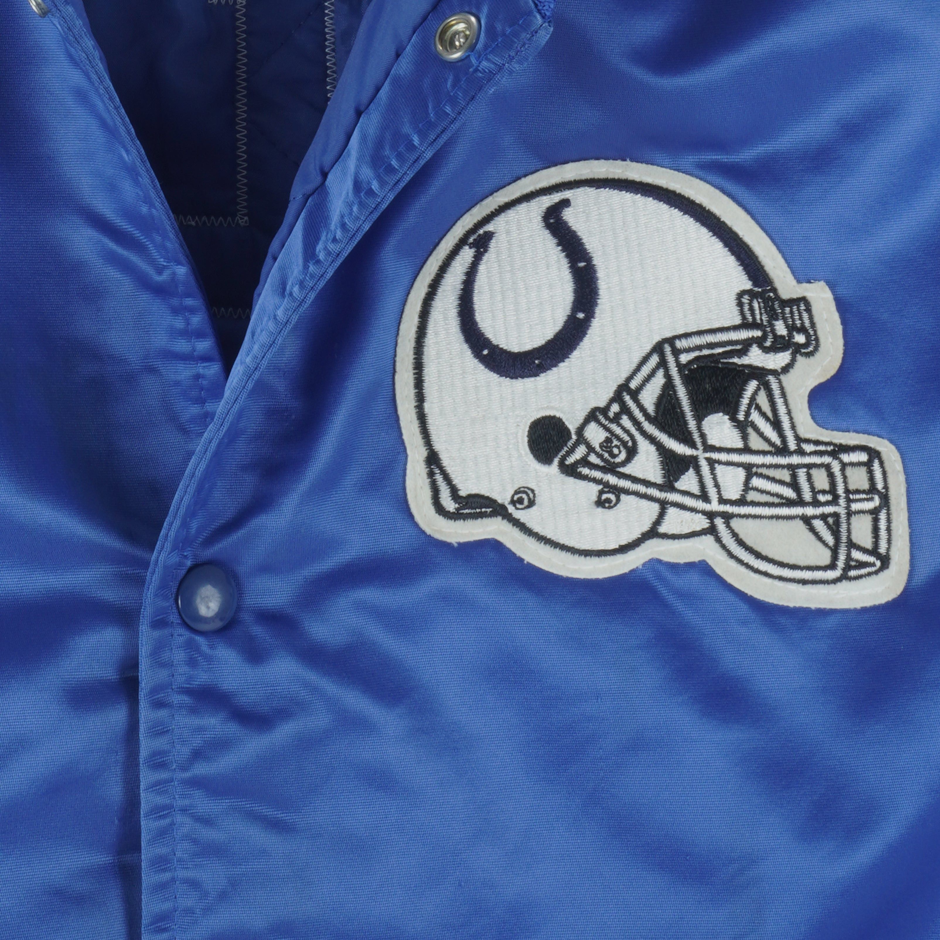Chalk Line NFL - Indianapolis Colts Satin Jacket 1990s Size US XL / EU 56 / 4 - 5 Thumbnail