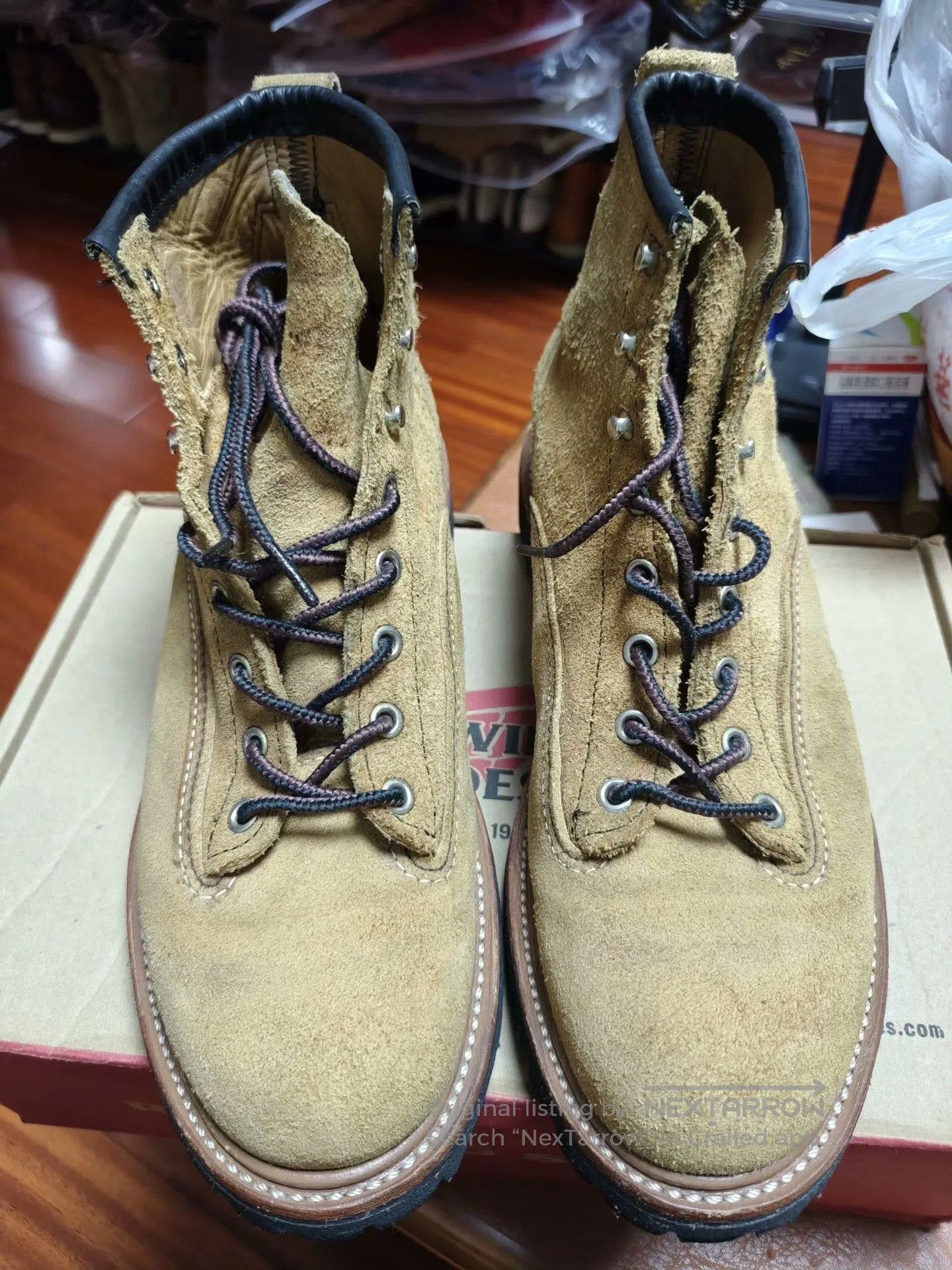 Red Wing Red Wing 2937 Suede Work Boot. Size US 9.5 / EU 42-43 - 2 Thumbnail