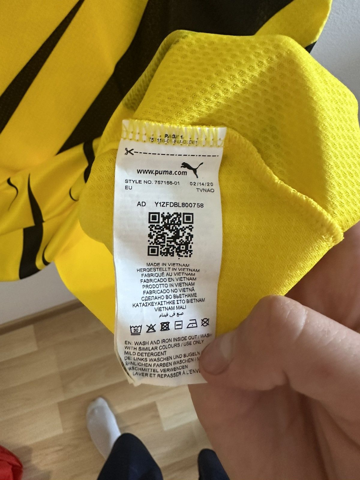 Nike T-shirt Puma Borussia Dortmund original Size US XXL / EU 58 / 5 - 5 Thumbnail