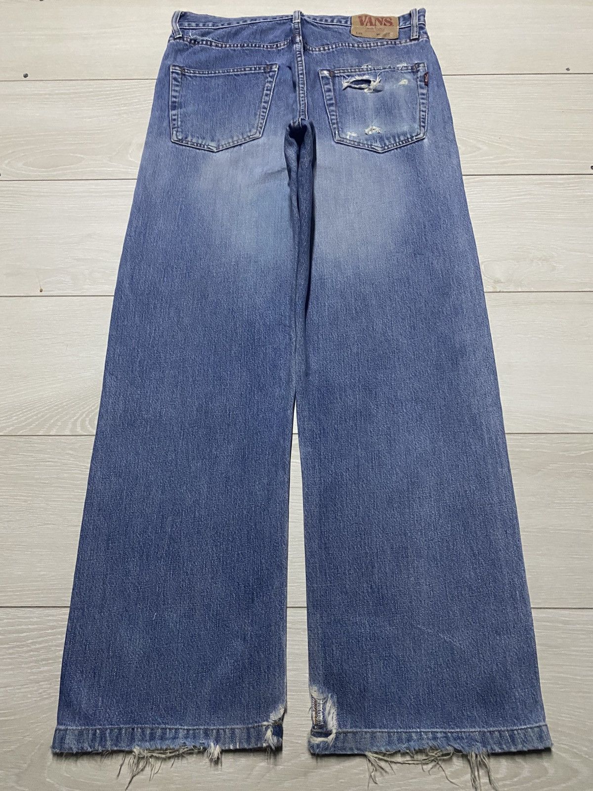 Bape × Vans Vans Denim Baggy Jeans Size US 32 / EU 48 - 2 Thumbnail