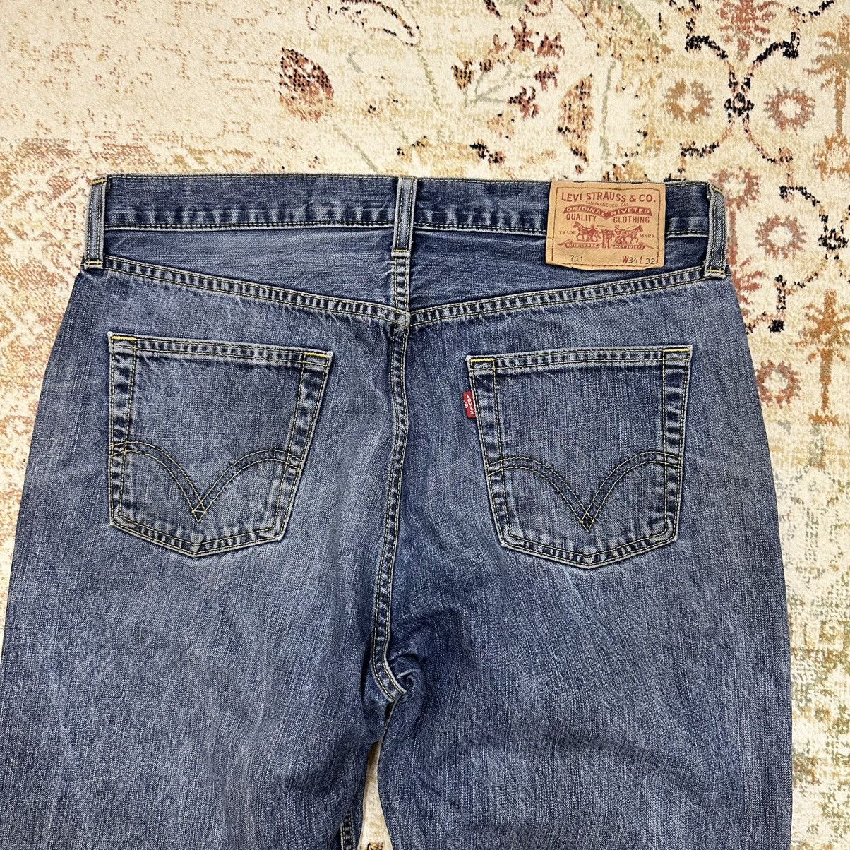 Levi's Vintage Clothing × Vintage Vintage Levi’s 751 Jeans W34xL32 Pants Old Money Y2K Size US 34 / EU 50 - 11 Thumbnail