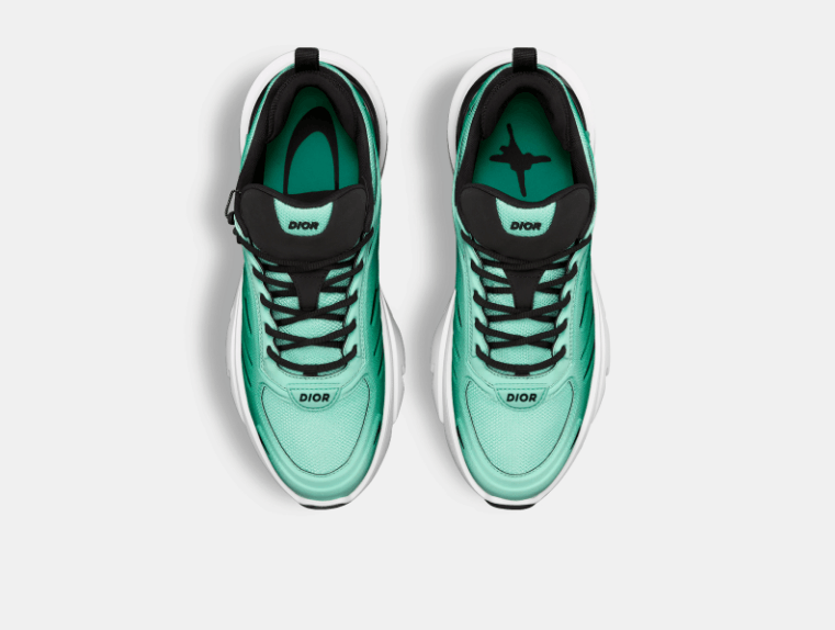 Dior o1w1db10426 3SN306 B44 Blade Low-Top Sneakers in Green Size US 7 / EU 40 - 3 Thumbnail