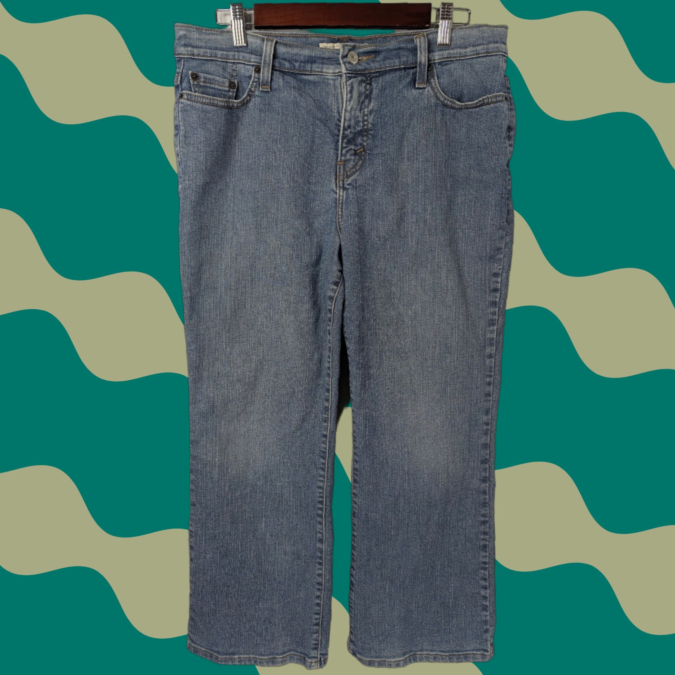 Levi's Levi's Jeans Women's 16P Short Blue Boot Cut Perfectly Slimming Denim Y2K 512 Size 38" / US 16 / IT 52 - 1 Thumbnail