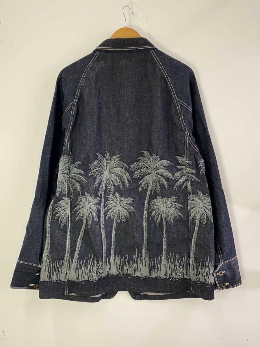 Kapital Palm Tree Denim Raglan Work Jacket Size US XL / EU 56 / 4 - 2 Thumbnail