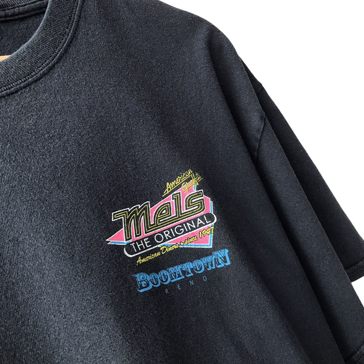 Vintage Mels Diner Since 1947 Boomtown Vintage American Diners Tee Size US L / EU 52-54 / 3 - 5 Thumbnail