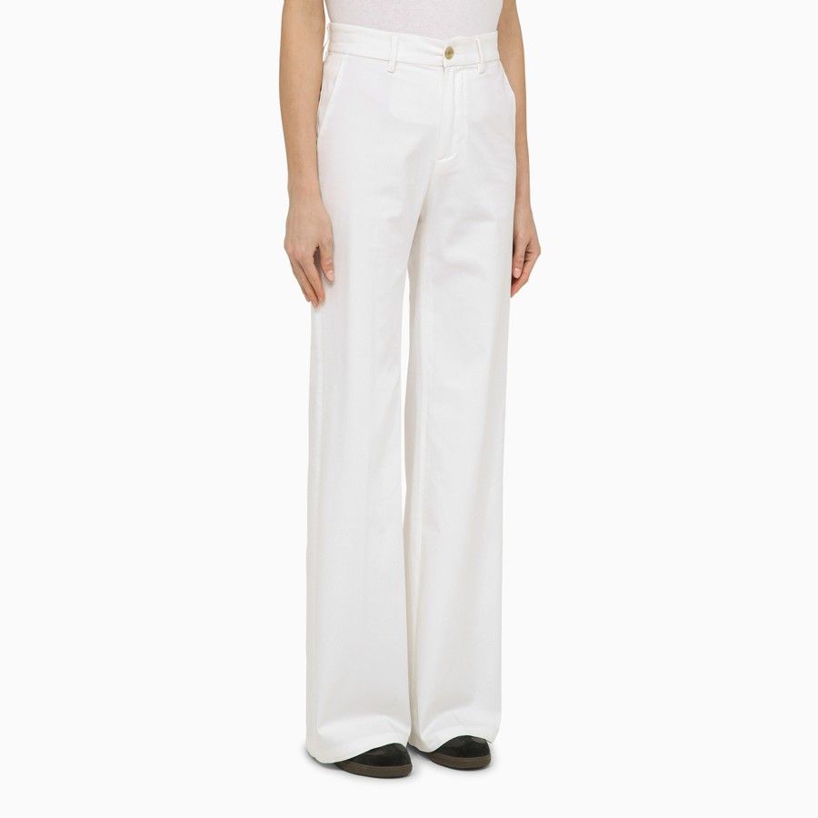DEPARTMENT5 o1d2blof0824 Cotton Trousers in White Size 27" / US 4 / IT 40 - 3 Thumbnail