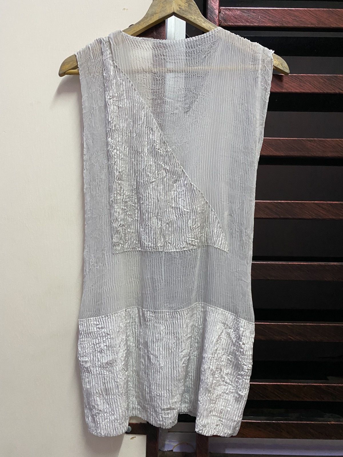 Issey Miyake Vintage Two Tone Issey Miyake Pleated Dress Size M / US 6-8 / IT 42-44 - 8 Thumbnail