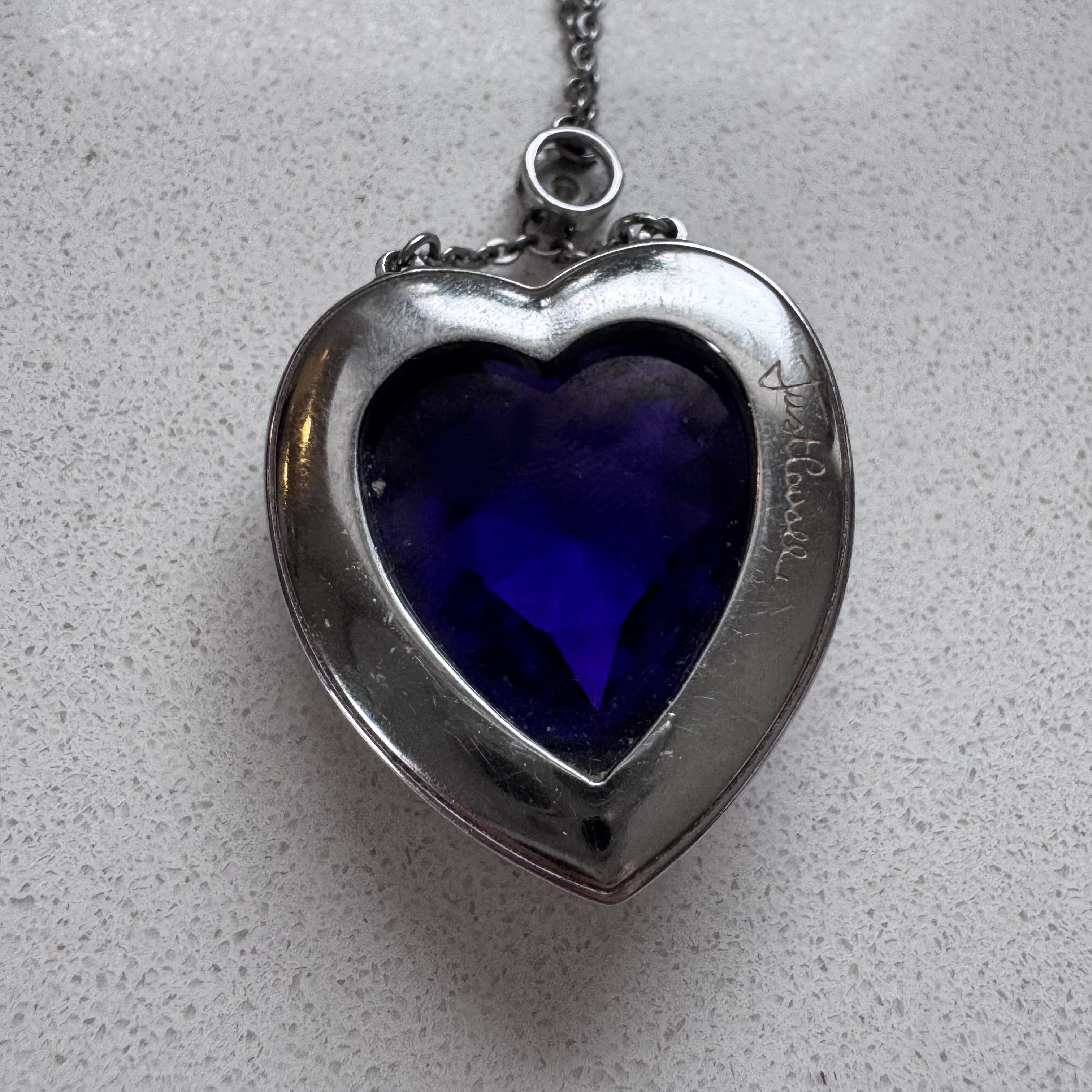 Roberto Cavalli Cavalli Heart Jewel Necklace Size ONE SIZE - 4 Thumbnail