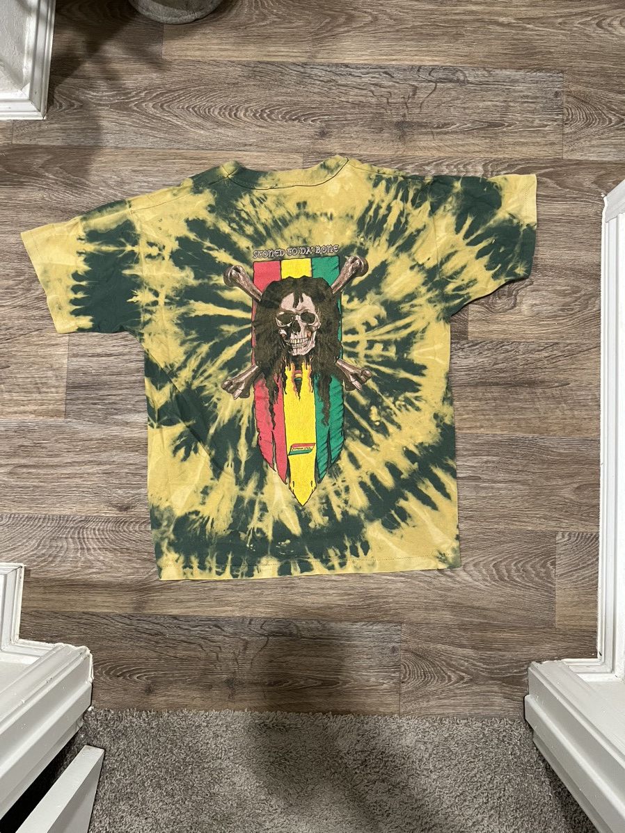 Vintage Vintage x Tie Dye Rasta Tee Size US XL / EU 56 / 4 - 1 Thumbnail