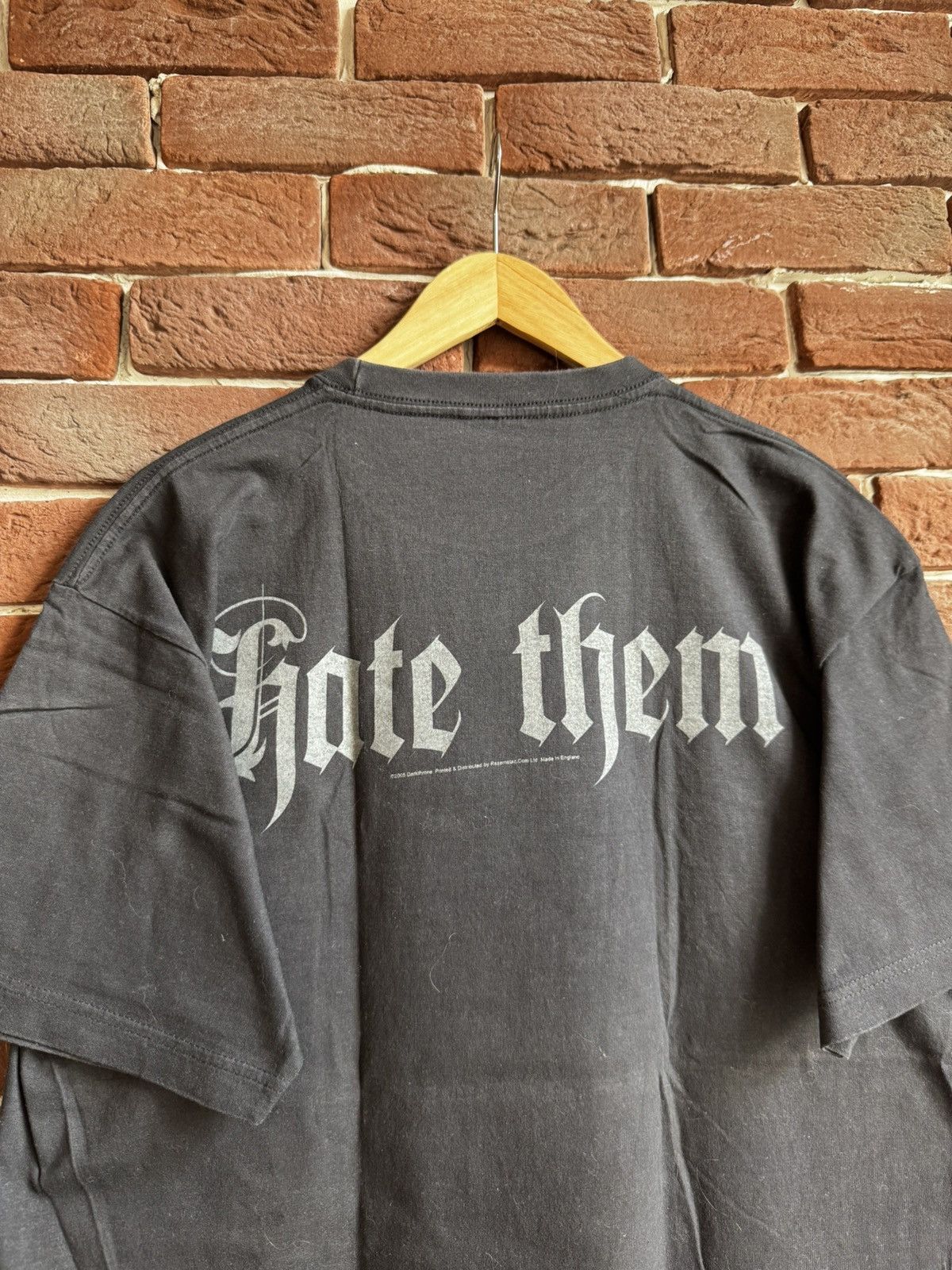 Band Tees Rare 00s DARKTHRONE Hate Them Vintage Band Metal T-Shirt Size US XL / EU 56 / 4 - 7 Thumbnail