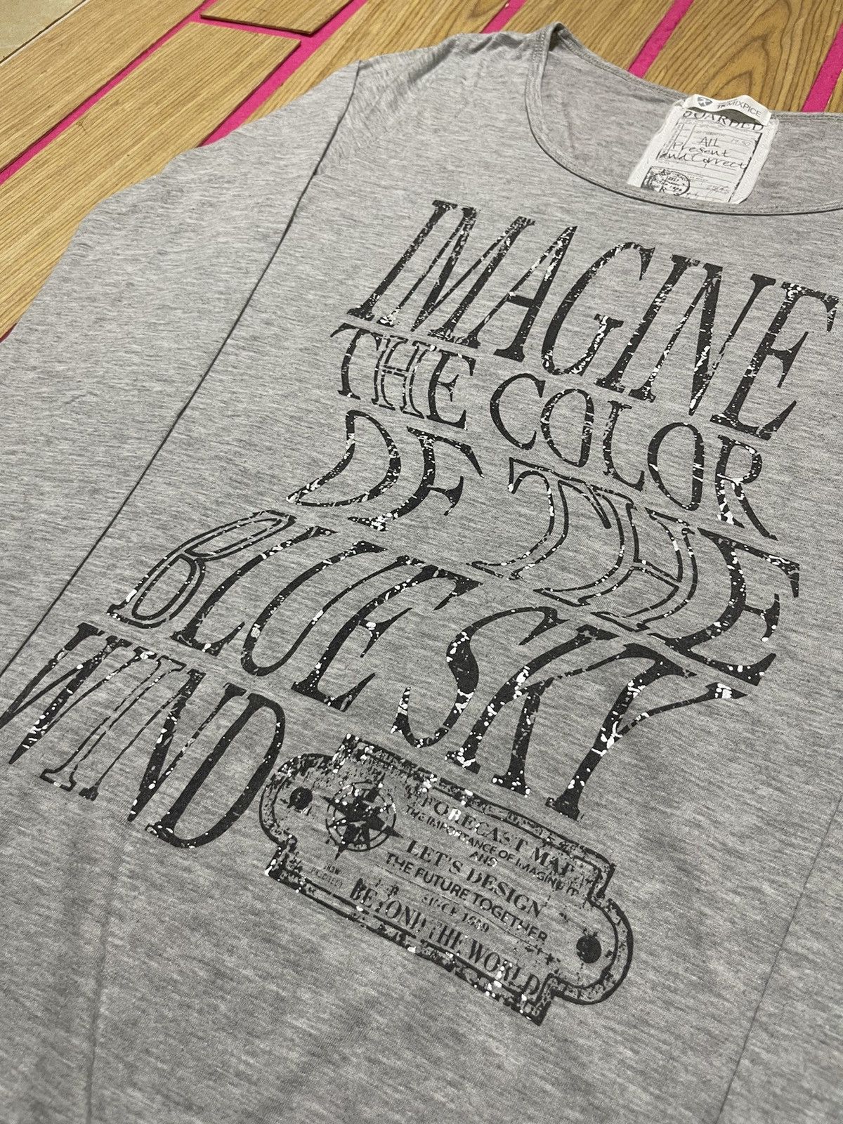 If Six Was Nine Y2K BOARDED long sleeve t-shirt with screen printed text Size US M / EU 48-50 / 2 - 3 Thumbnail