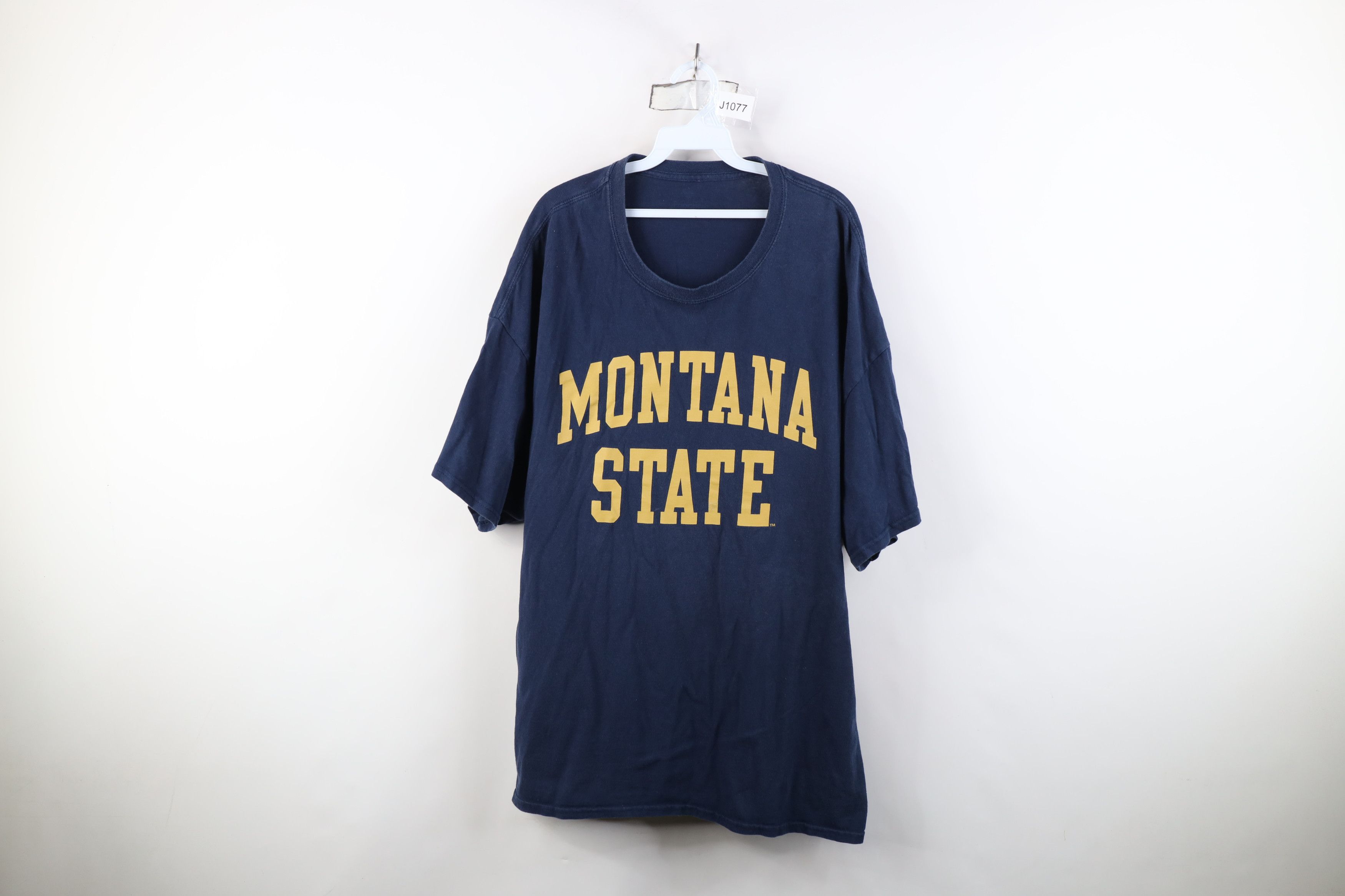 Vintage Fanatics Spell Montana State University Short Sleeve T-Shirt Size US XXL / EU 58 / 5 - 1 Thumbnail