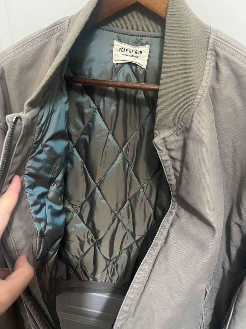 Fear of God Fear of God God gray patch jacket Size US XL / EU 56 / 4 - 3 Thumbnail