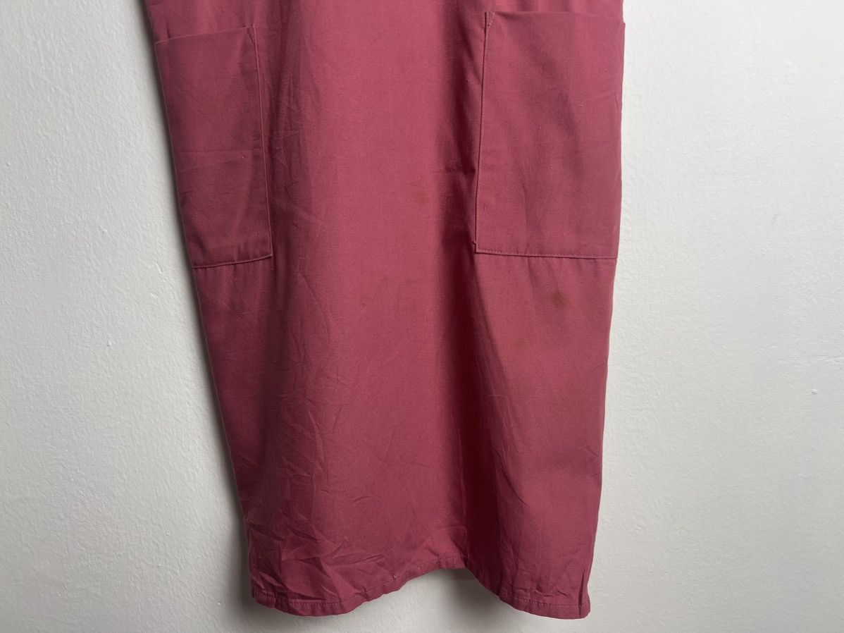Japanese Brand MZM MACIEJZYCH Japan Pink Bib Apron Size ONE SIZE - 4 Thumbnail