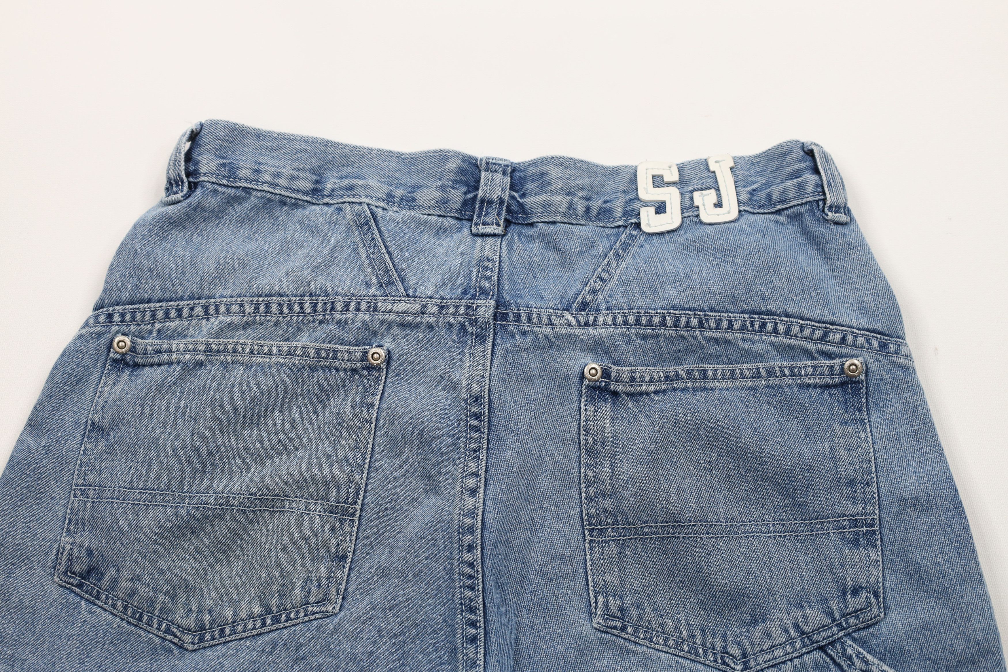 Vintage Vintage 90s Y2K Sean John Baggy Fit Denim Jean Shorts Size US 30 / EU 46 - 10 Thumbnail