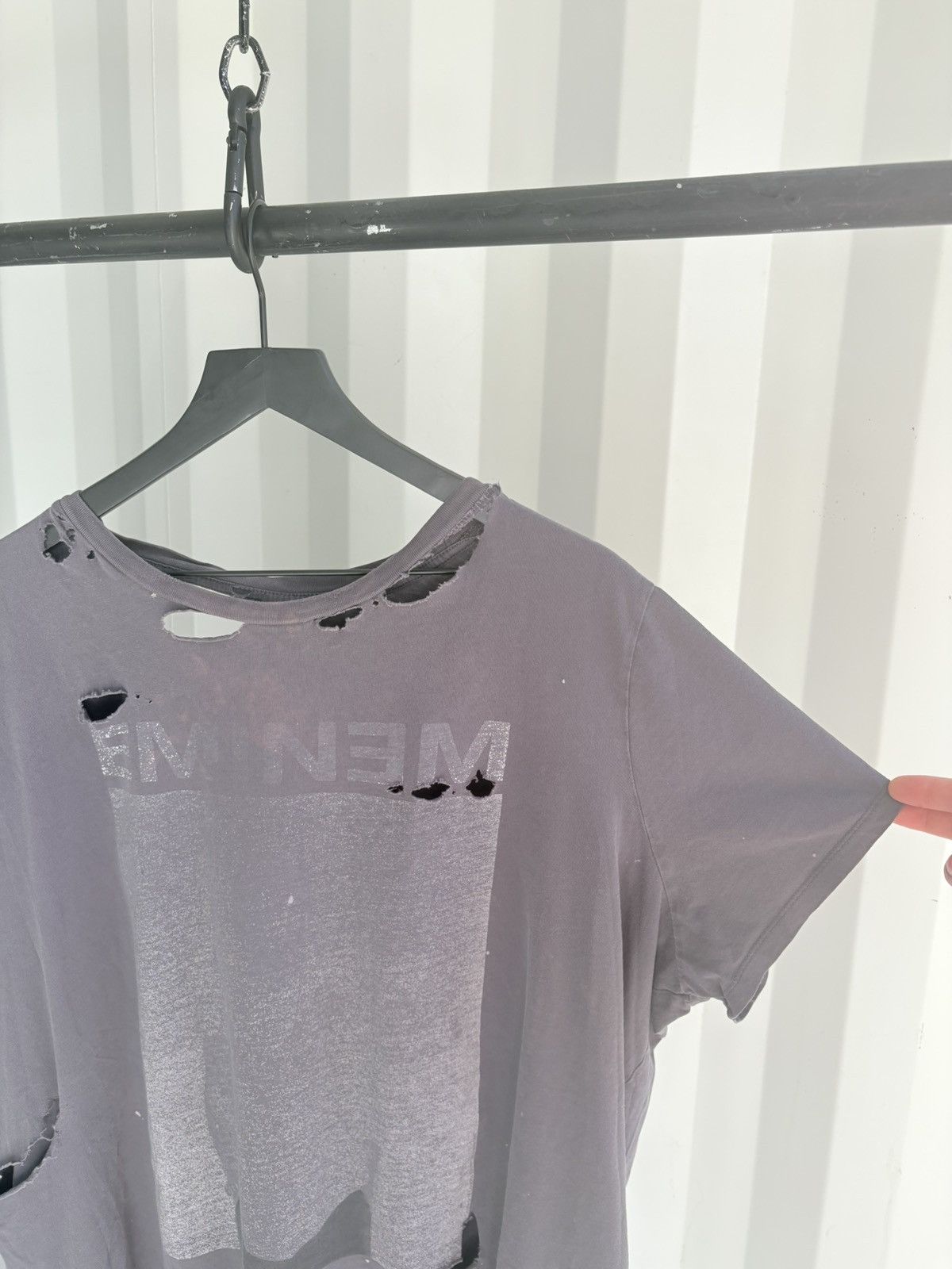 Band Tees Thrashed Eminem Faded Shirt Distressed ERD Grunge Rap WCC Size US XL / EU 56 / 4 - 3 Thumbnail