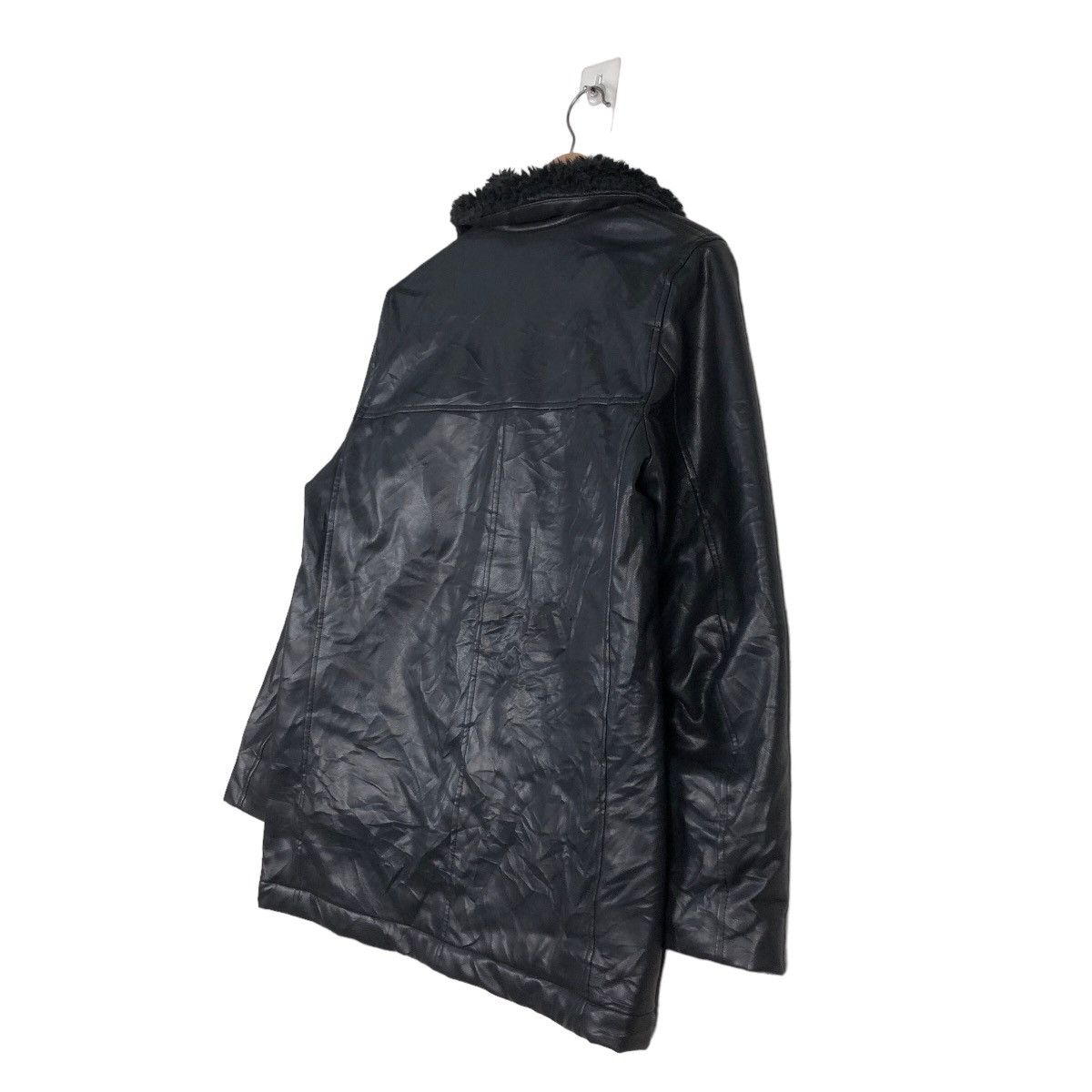 Japanese Brand 🔥Vtg Leather Jacket Biker Shearling Ines De La Fressange Size US M / EU 48-50 / 2 - 10 Thumbnail