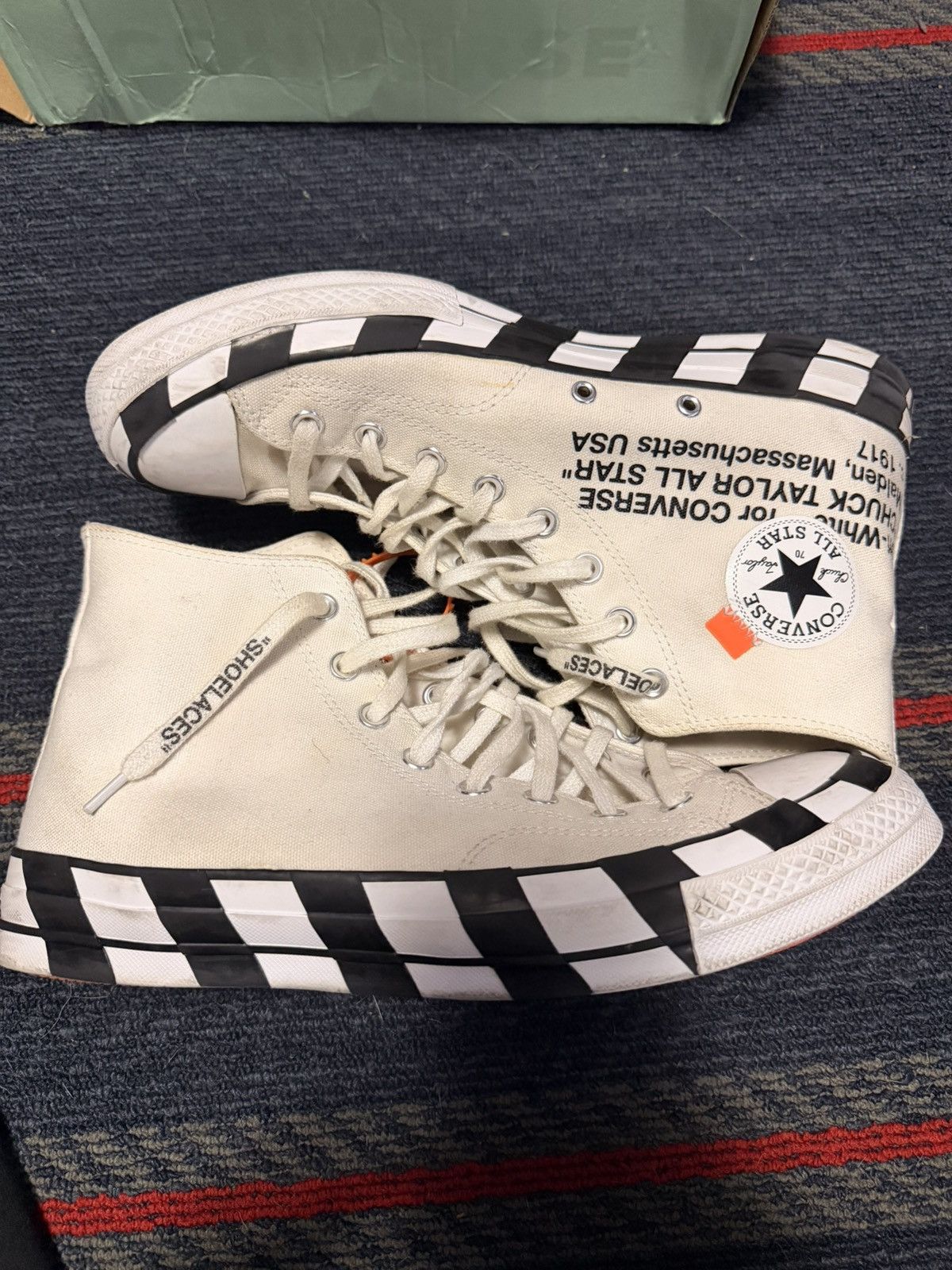 Nike × Off-White Off white x Nike x Converse Size US 10.5 / EU 43-44 - 2 Thumbnail